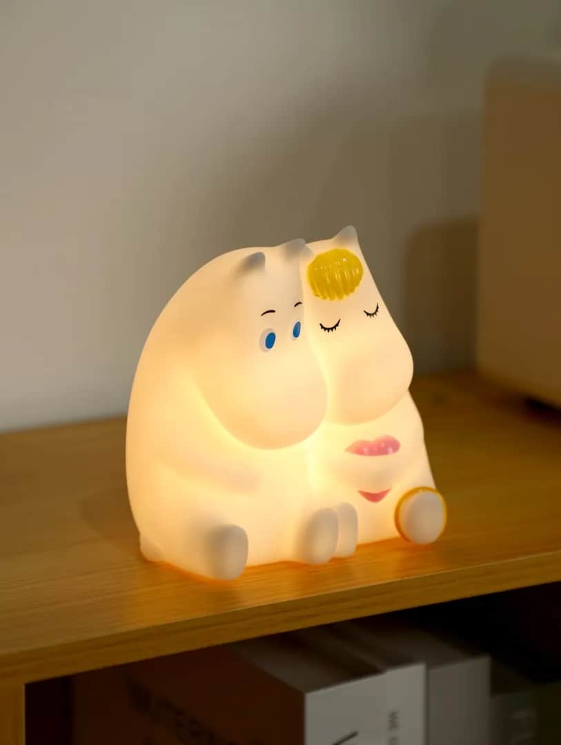 Moomin Bordlamper Natlampe - Kram i ny hvid, 3
