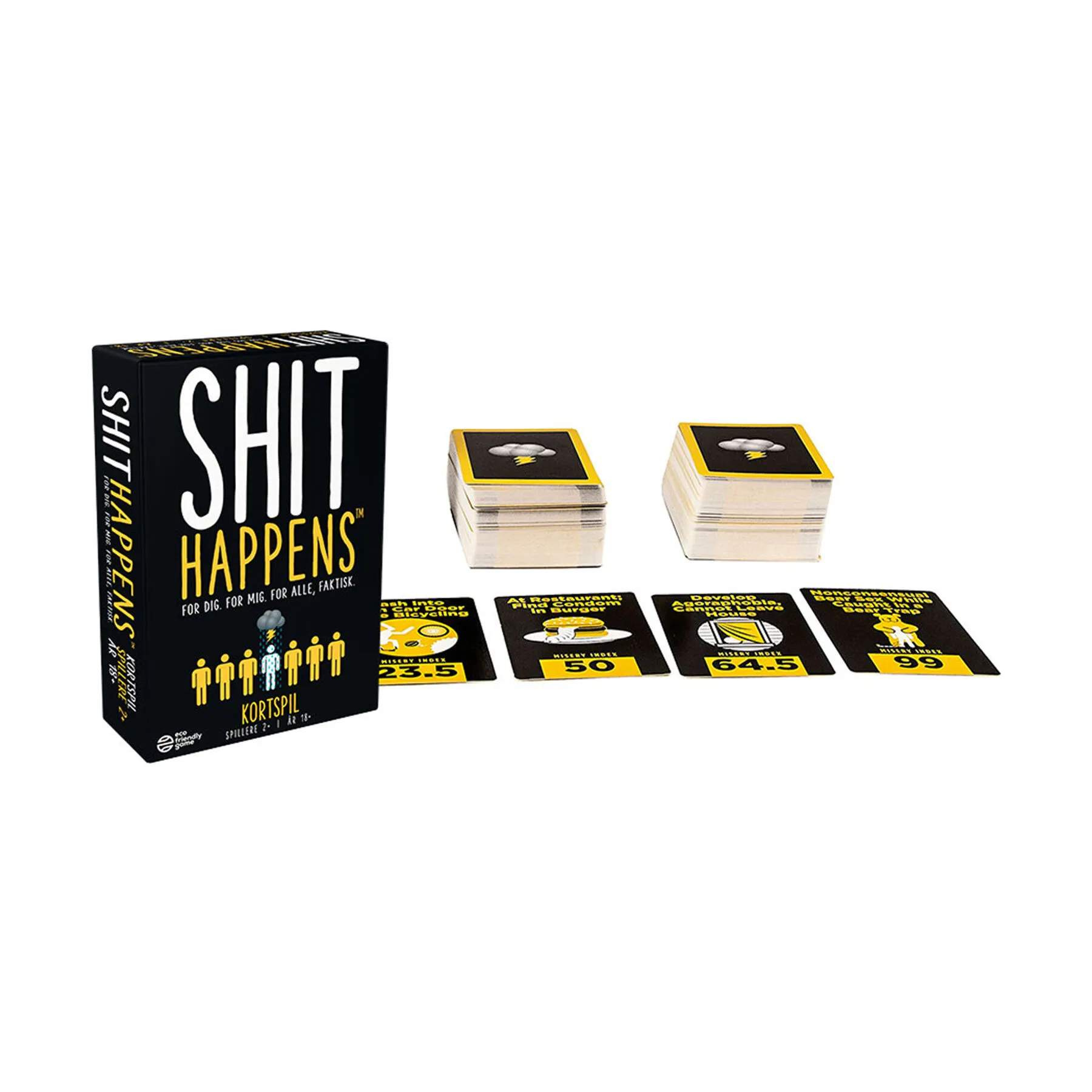 Spilbræt Spil Kortspil - Shit Happens i Sort, 4
