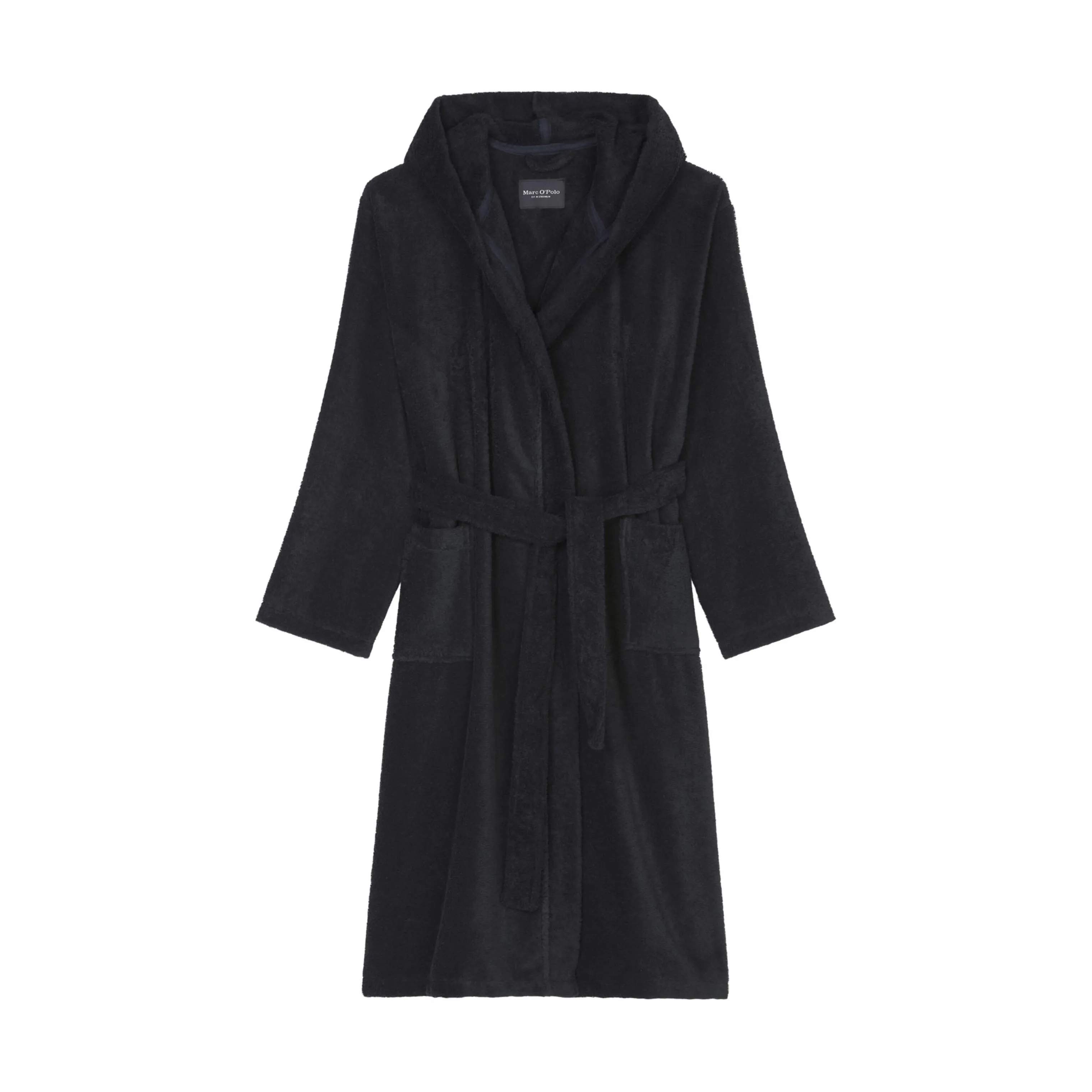 Marc O'Polo Morgenkåber Timeless Herrebadekåbe i Dark navy, Str. S, 1