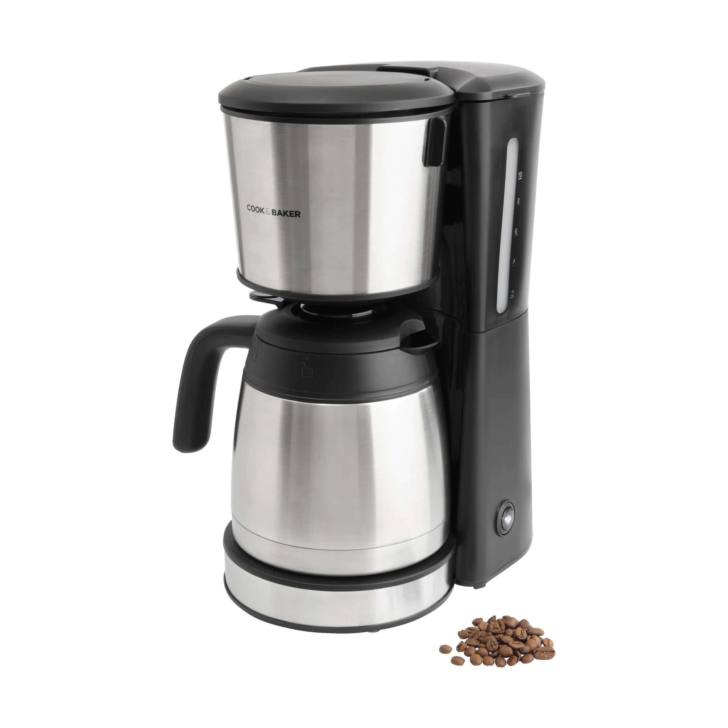 Cook & Baker Kaffemaskiner Kaffemaskine i stål, 1