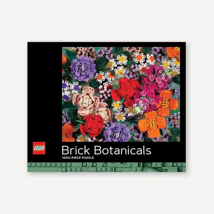 Puslespil - Lego Brick Botanicals, multifarvet, large