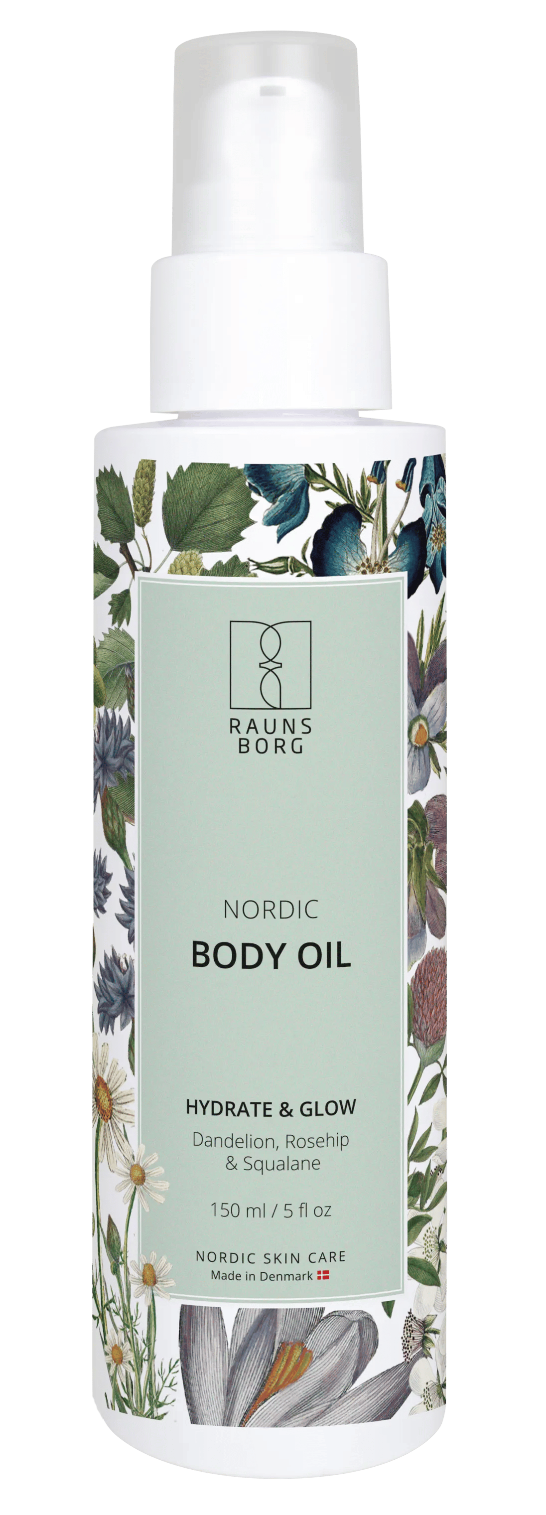 Raunsborg Kropspleje Body Oil i Grøn, 1