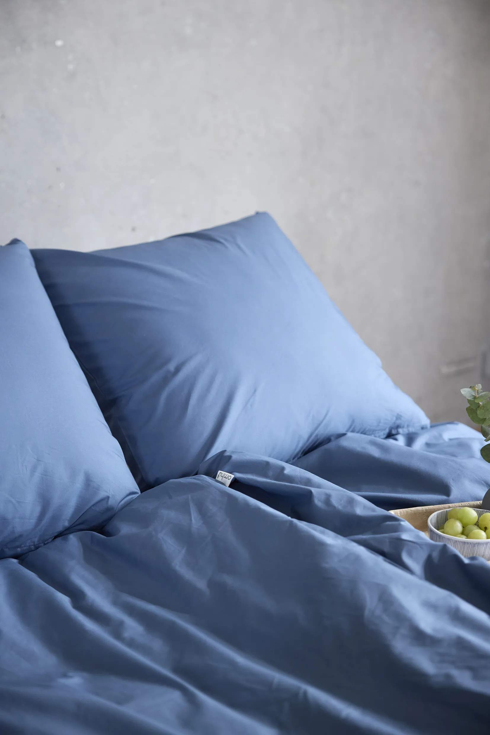 omhu Sengetøj Percale OMHU Percale Sengetøj i Ocean, B140 x L220 cm, 3