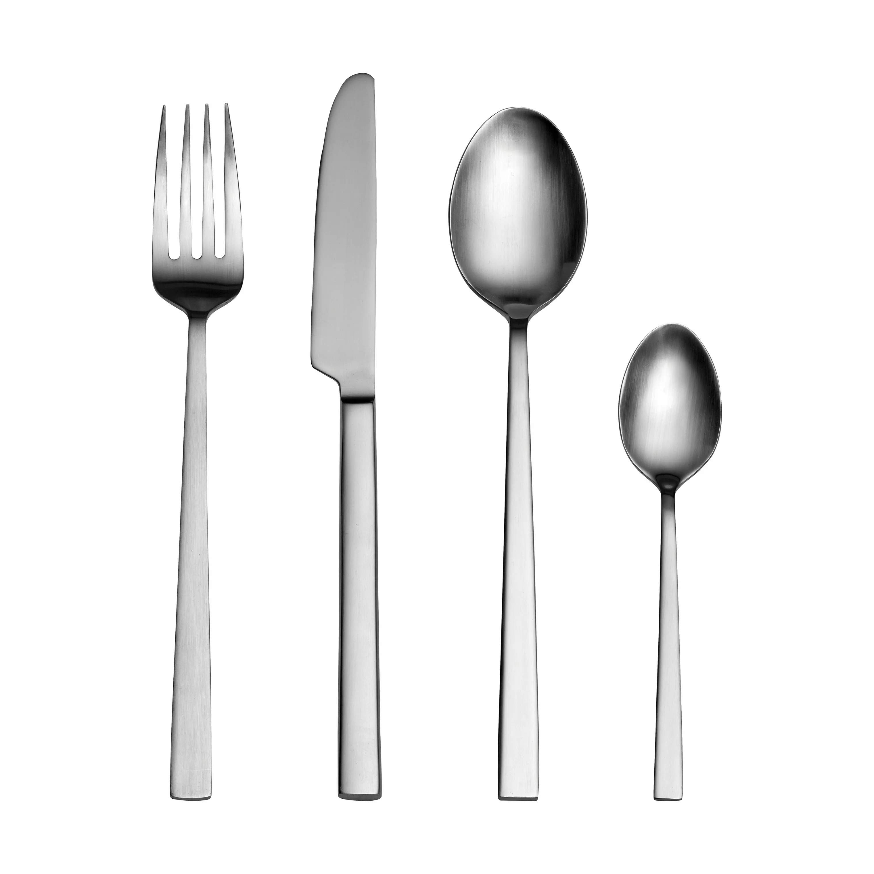 Bitz Bestiksæt Bestiksæt - 16 dele i Satin/stål, 16 stk., 1