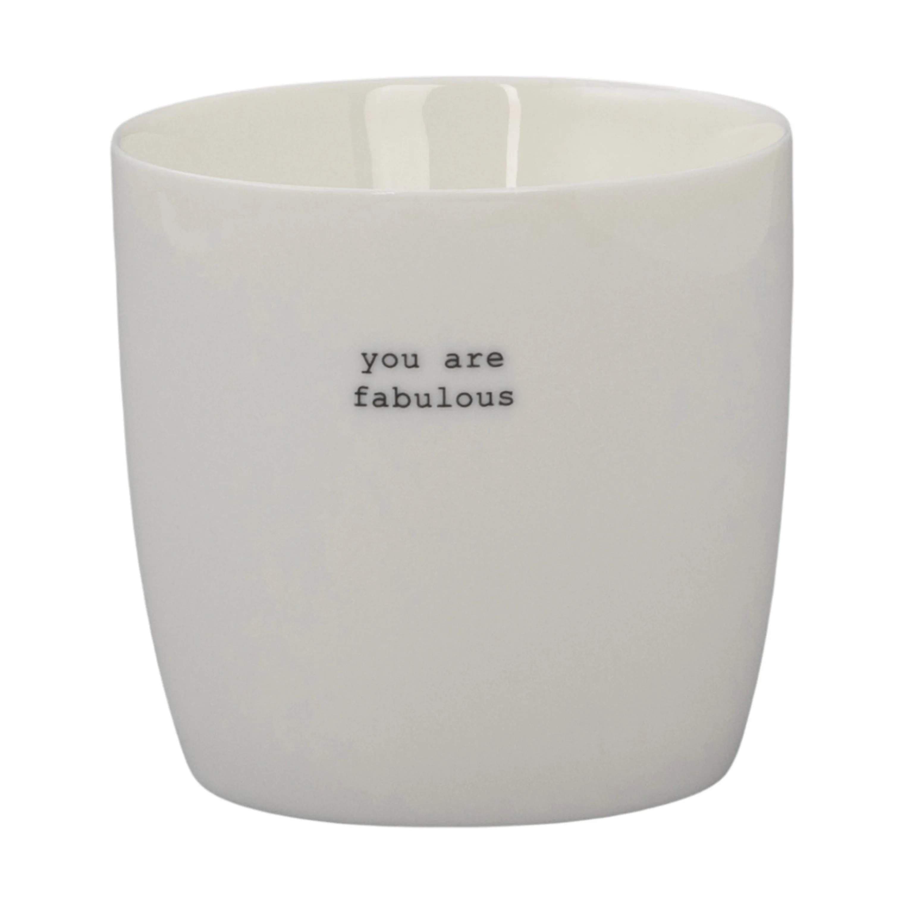 Krus - You Are Fabulous, hvid, large