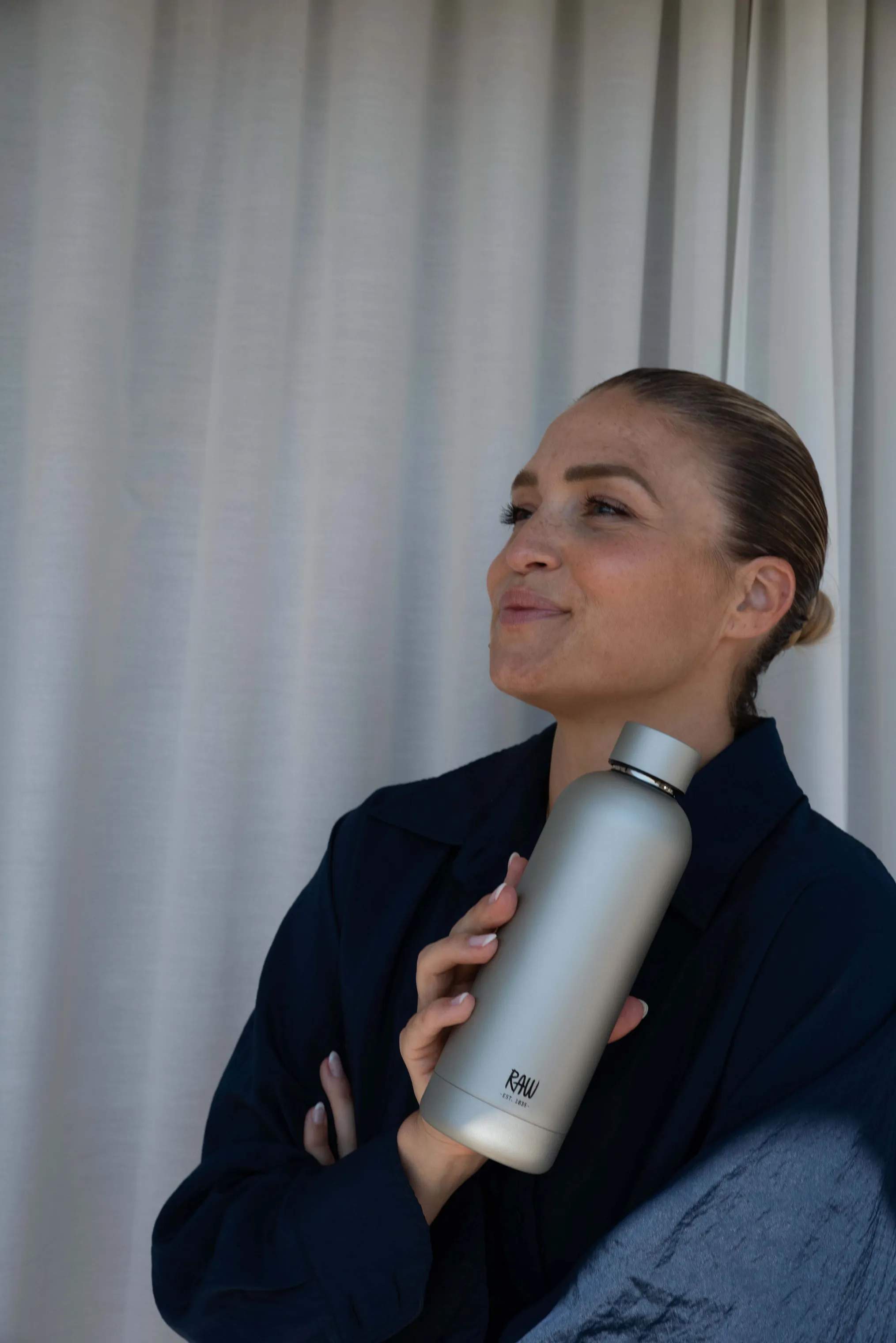 RAW by Aida Drikkedunke To Go Termo Drikkedunk i Sølvfarvet, 500 ml, 3