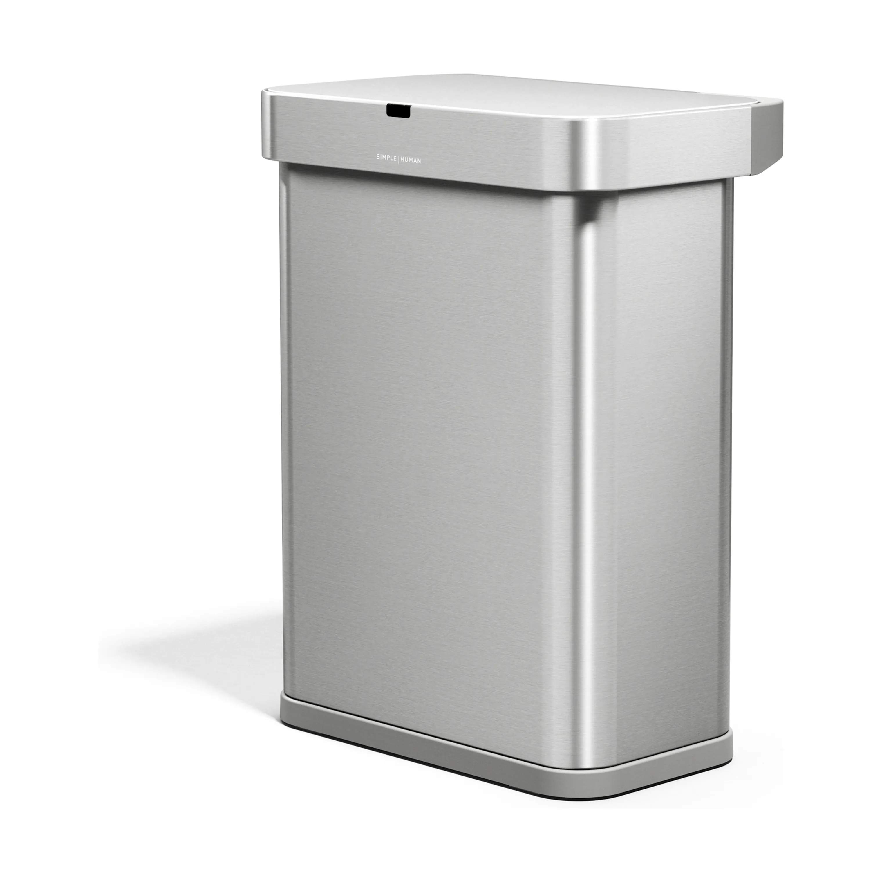 Simplehuman Spande uden pedal Affaldsspand i Børstet stål, 2
