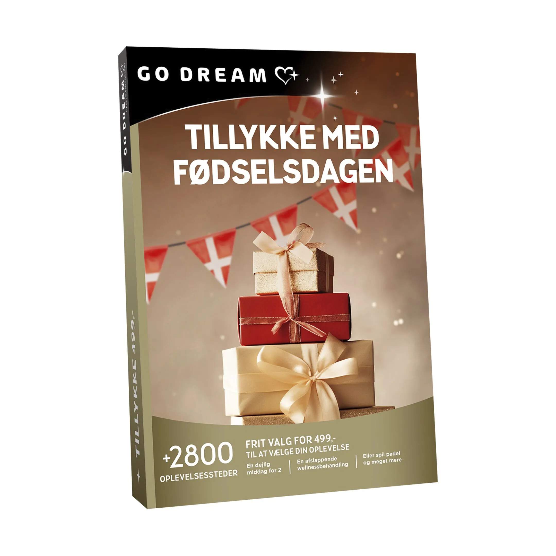 GO DREAM Oplevelsesgavekort Gavekort - Tillykke med fødselsdagen i Værdi: 499 ,-, 2