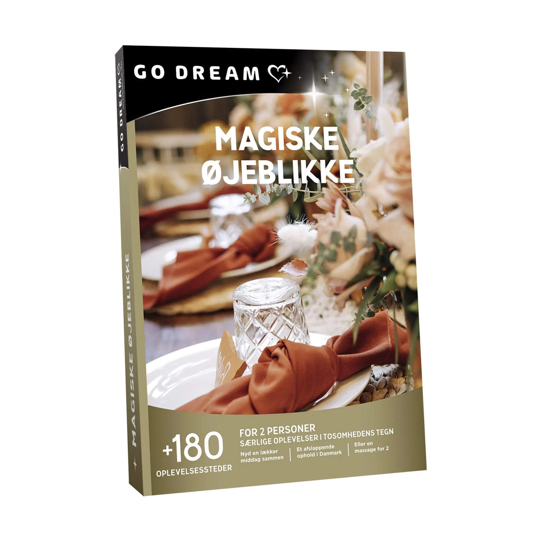 GO DREAM Oplevelsesgavekort Gavekort - Magiske øjeblikke i Magiske øjeblikke for 2, 2