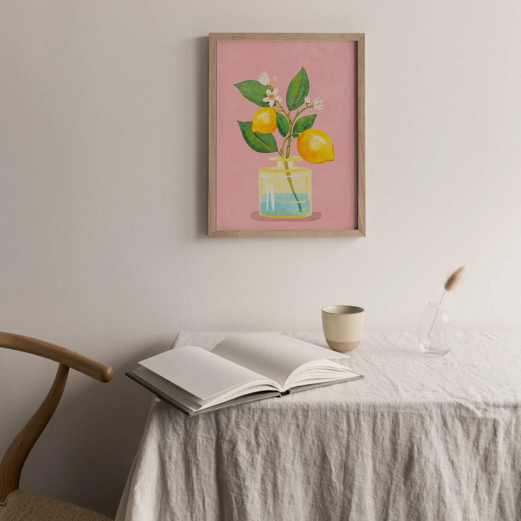 Poster&Frame Plakater Rosana Laiz Blursbyai Plakat - Lemons i Multifarvet, 3
