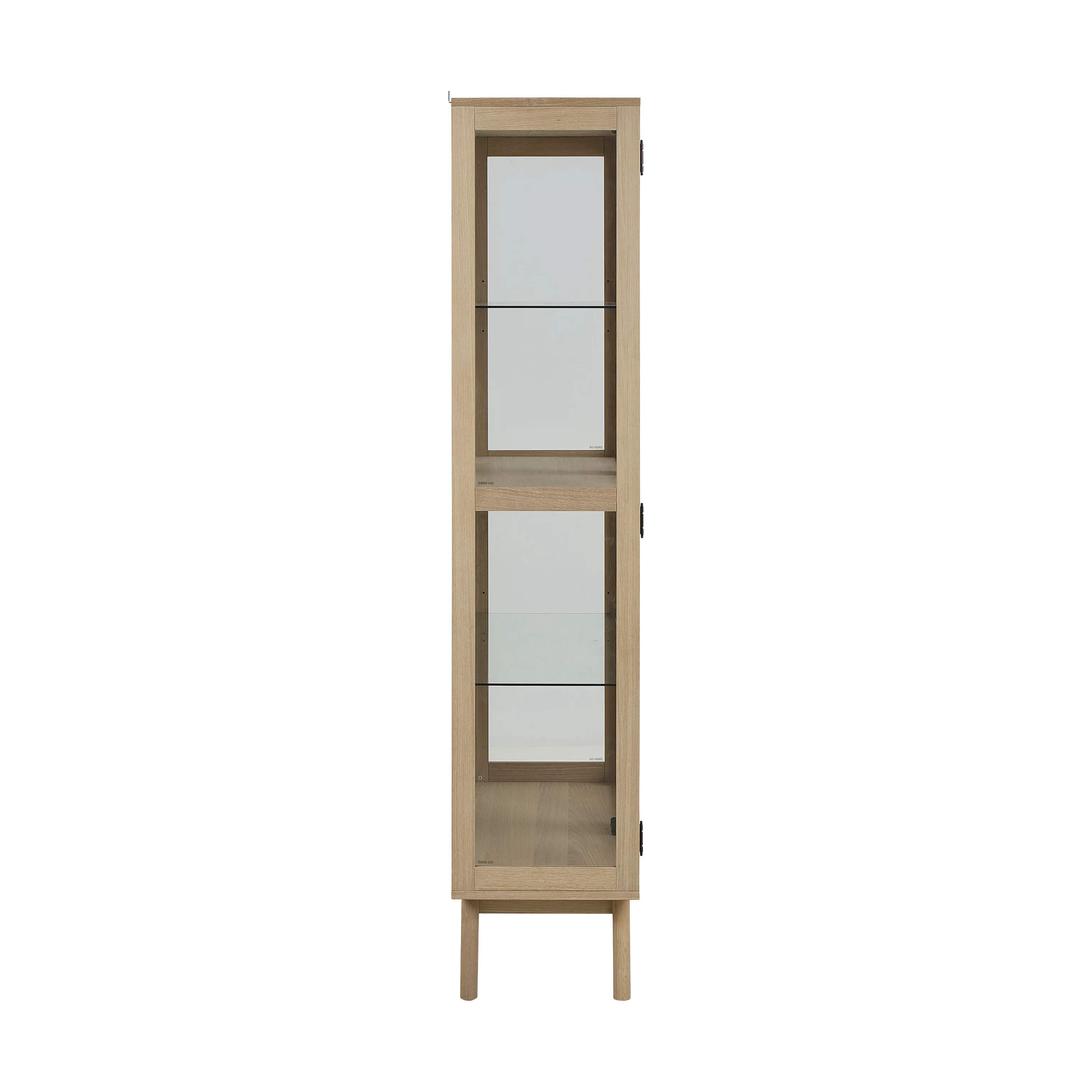 CASA Living Skabe Marte Vitrineskab i H192 x B94 cm, 7