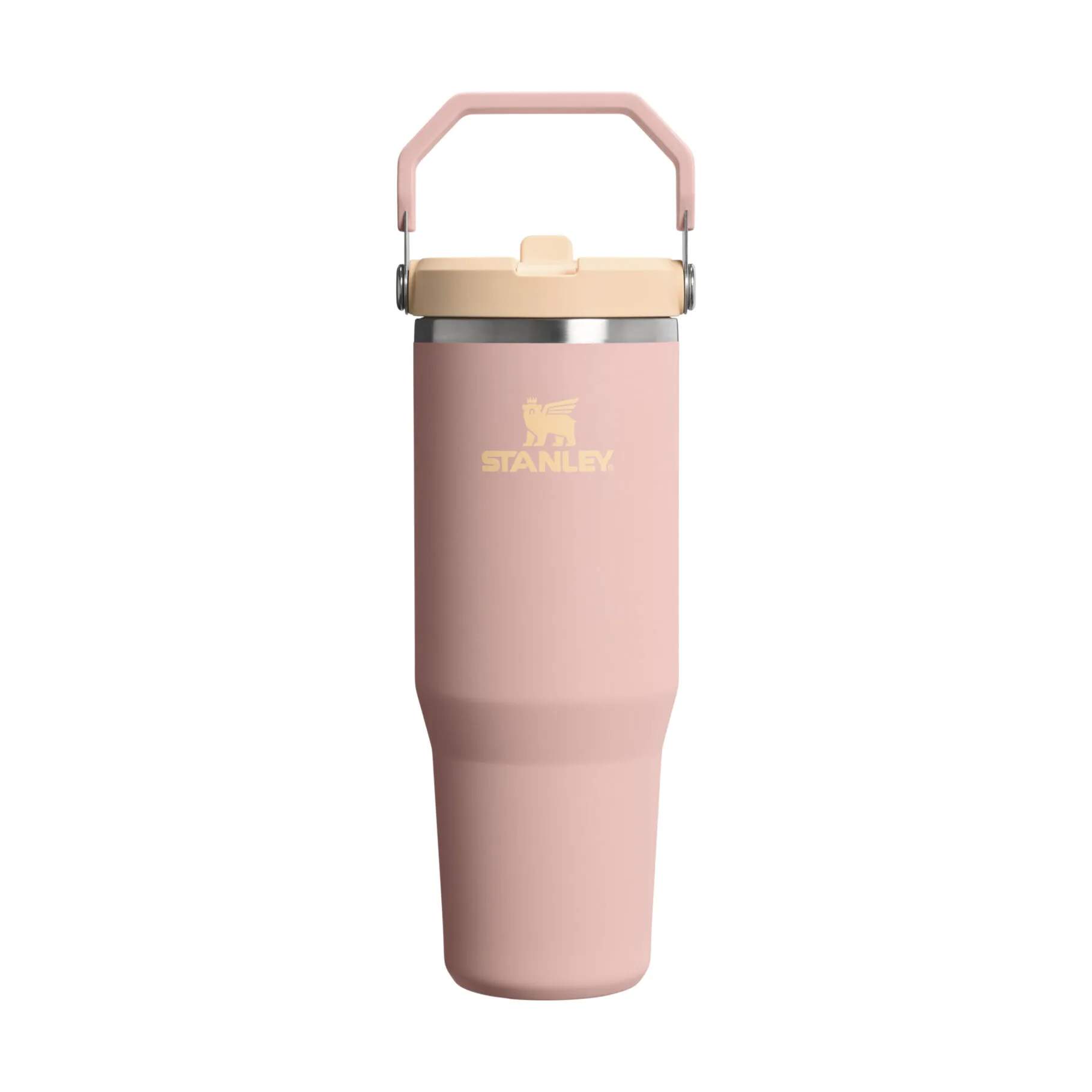 Stanley To go kopper Iceflow Flip Straw Tumbler i Peach Rose, 1
