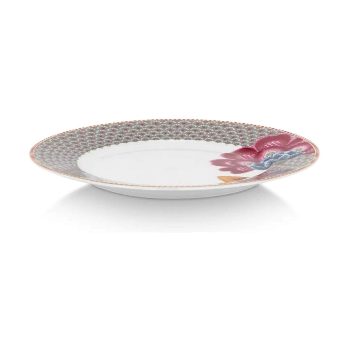 PIP Studio Frokosttallerkener Blooming Tales Frokosttallerken i Khaki, 21 cm, 3