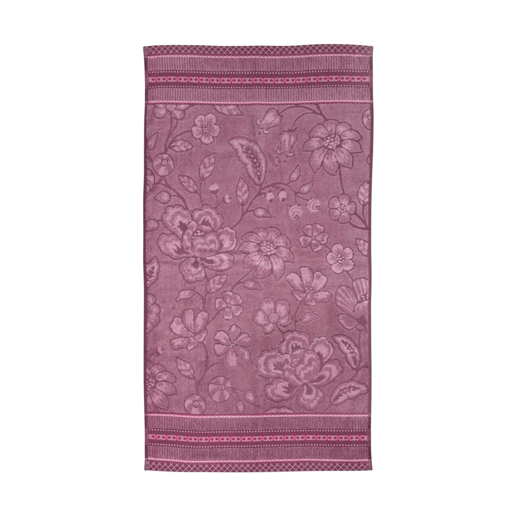 PIP Studio Håndklæder Jasmin Jacquard Håndklæde i Light Pink, B55 x L100 cm, 1