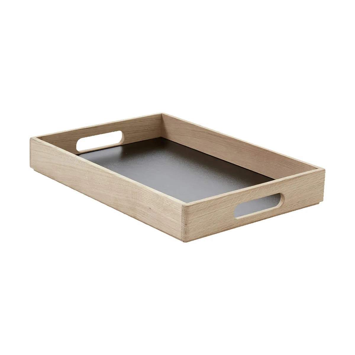 Andersen Furniture Bakker Serveringsbakke i Træ/sort, 40 cm, 1