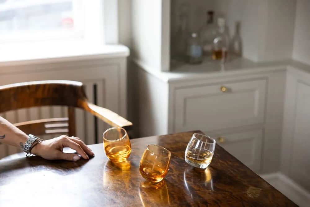 Sagaform Rom- og spiritusglas Tumblers - 6 stk. i Amber, 2