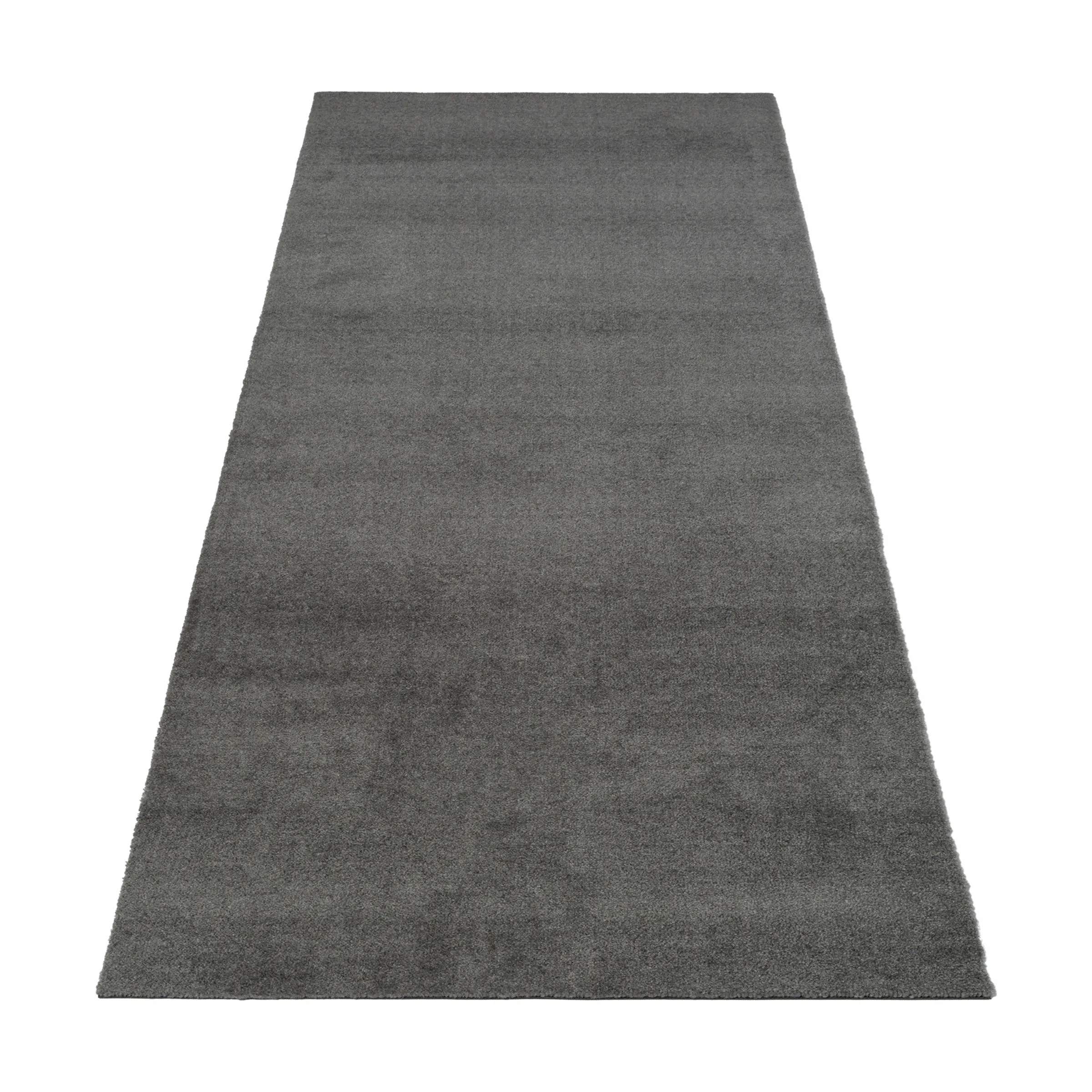 Tica Copenhagen Gulvtæpper Uni Color Gulvtæppe i Steelgrey , B90 x L200 cm, 4