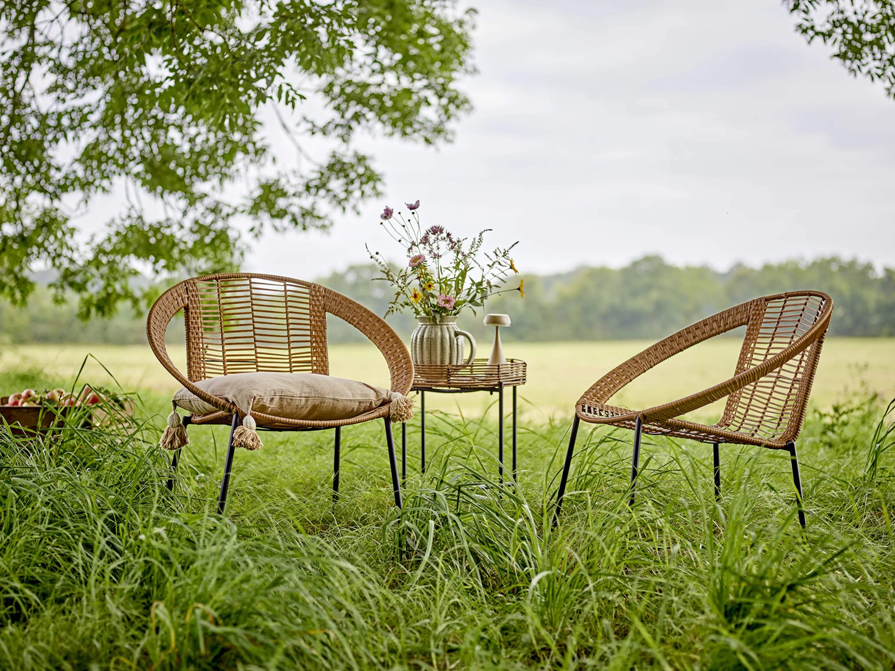 Bloomingville Loungesæt Dudine Lounge sæt - 3 dele i Natur, 2