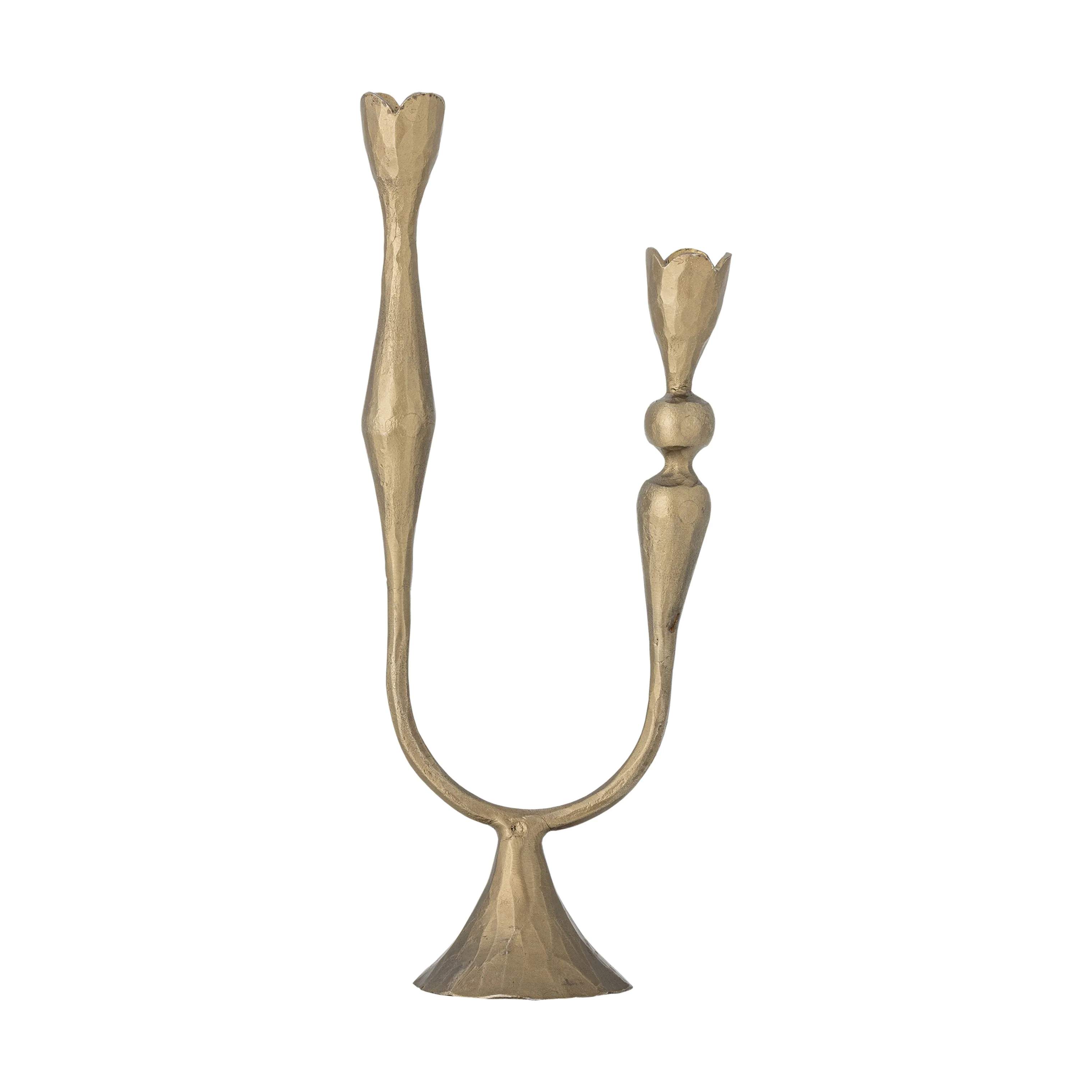 Bloomingville Kronelysestage Vesc Lysestage i Messing, 1