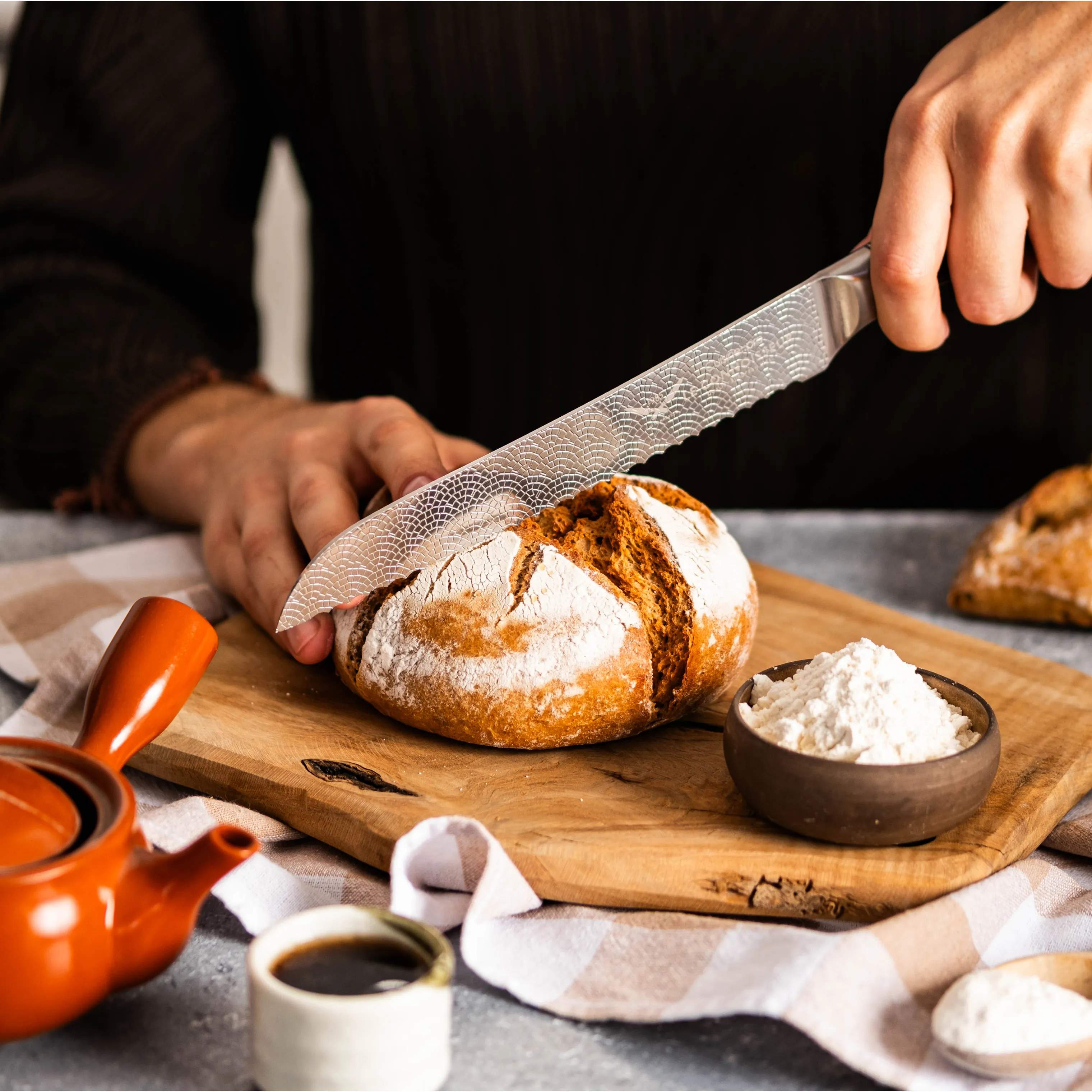 THE CUSTOM CHEF™ Brødknive Cuisine::pro Le Connoisseur Brødkniv i Brun, 3