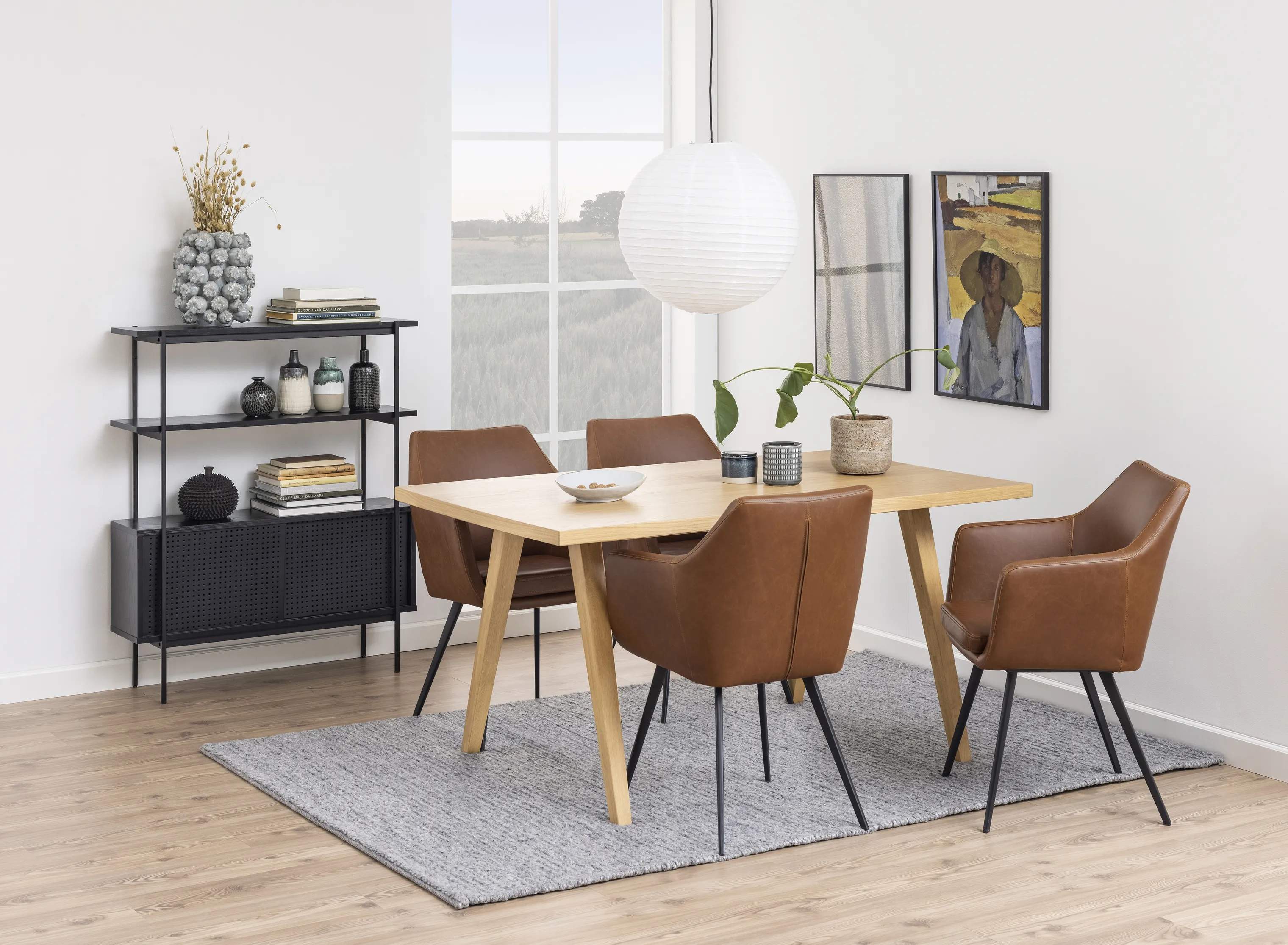 CASA Living Reoler og tilbehør Angus Reol i sort, 5