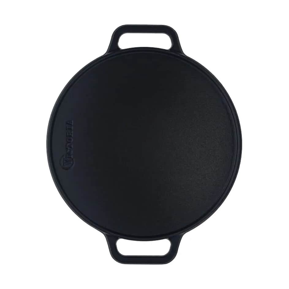 Victoria Grillpander Emaljeret Venbar Plancha i Sort, 3