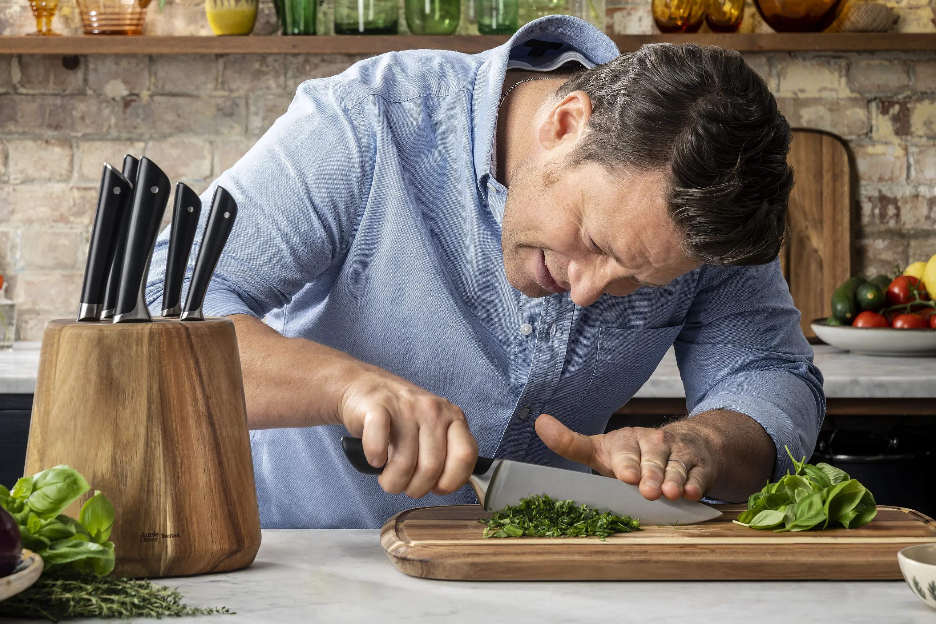 Jamie Oliver by Tefal Skærebrætter Jamie Oliver Knife Skærebræt i B21,5 x L28 cm, 2