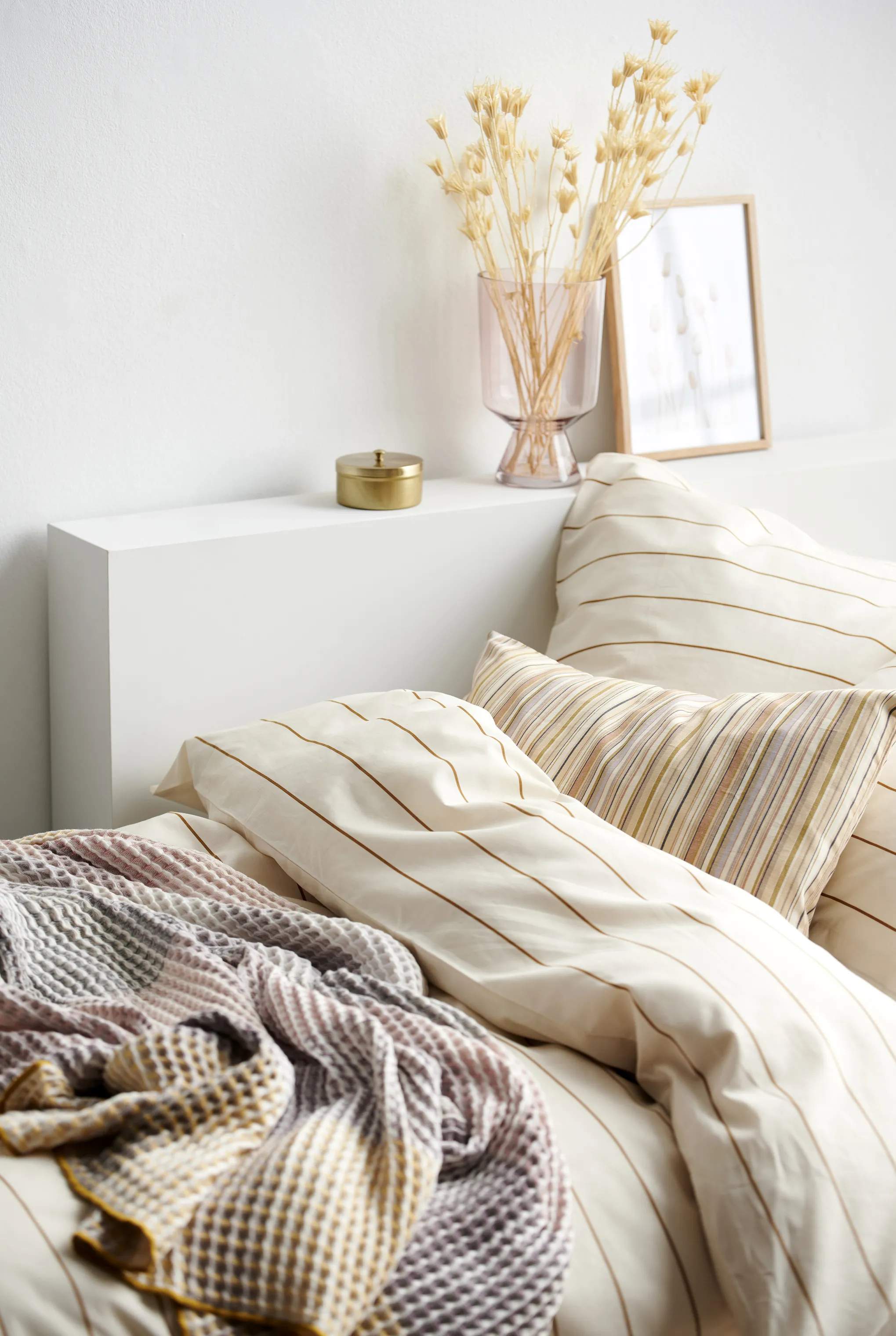 Södahl Plaider Blend Plaid i Gold/Multi, 2