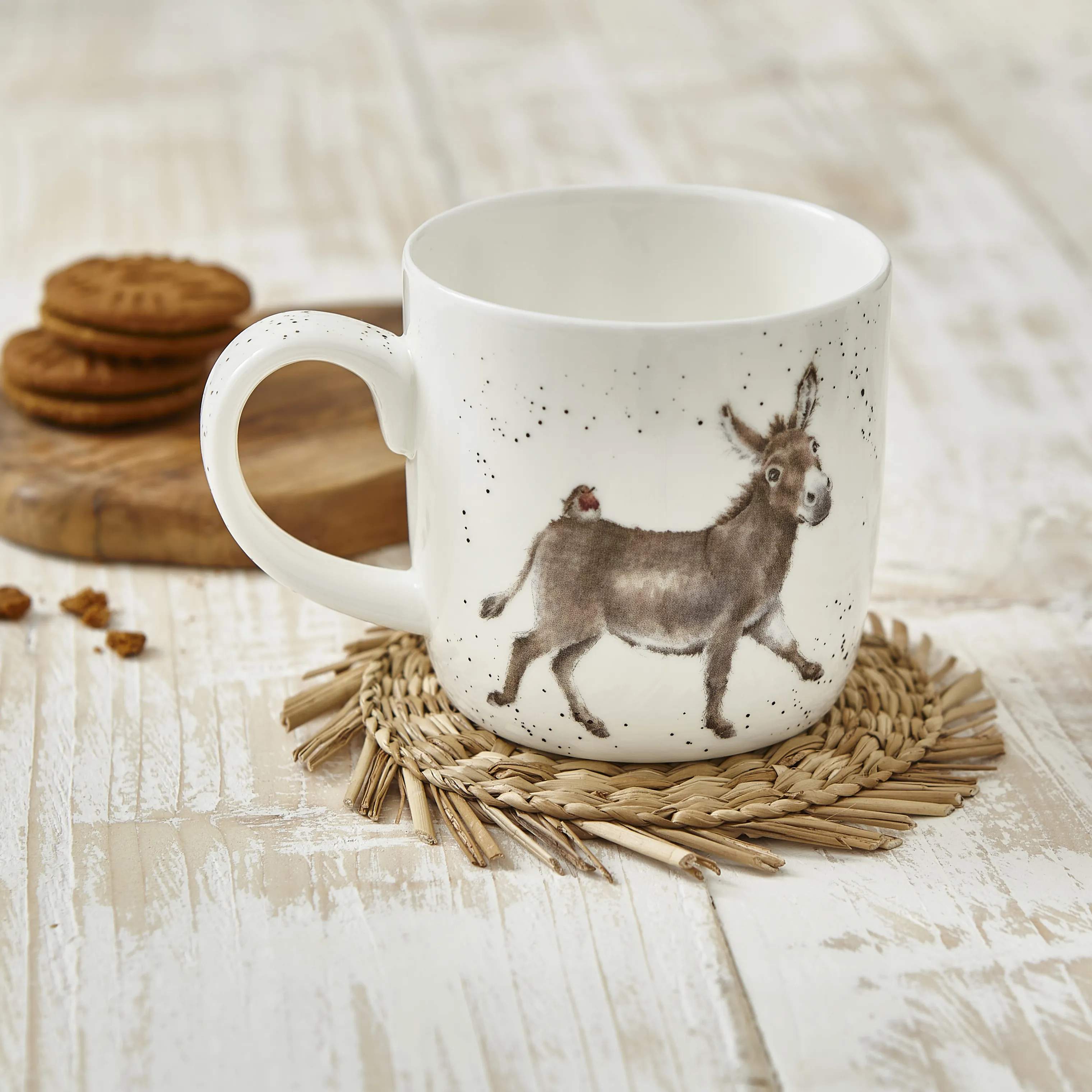 Royal Worcester Krus og kopper med hank Wrendale Krus - Hee haw i Æsel, 3