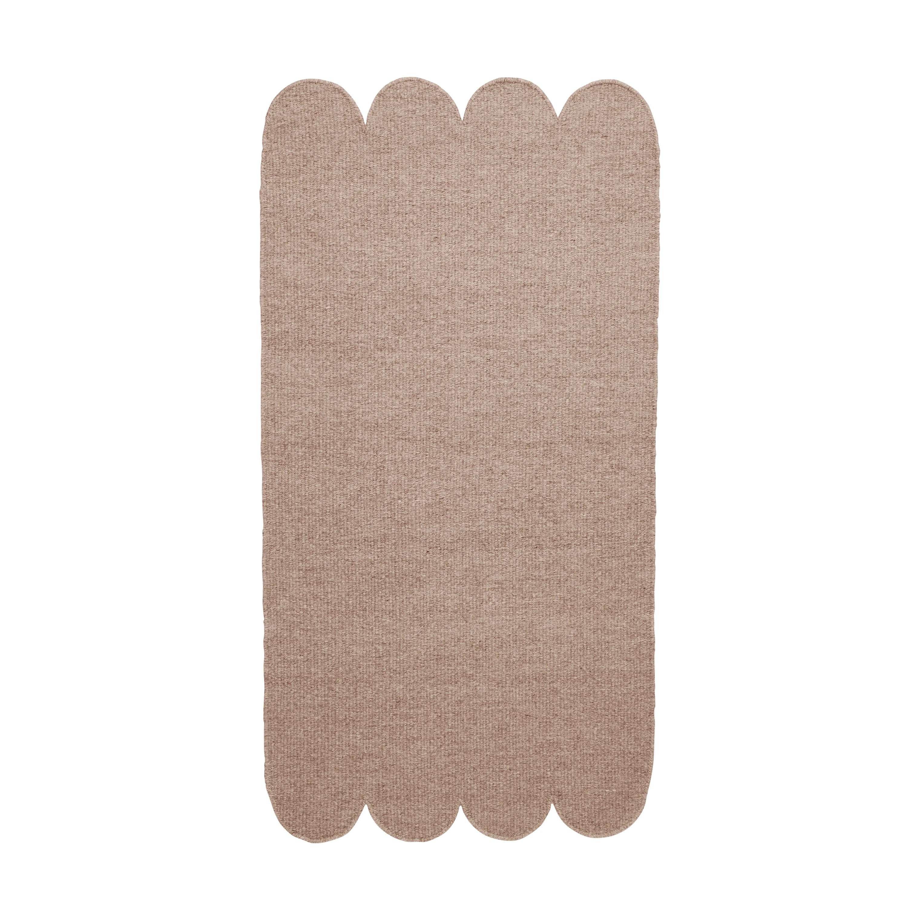 Svanefors Gulvtæpper Fia Gulvtæppe i Beige, B70 x L140 cm, 1