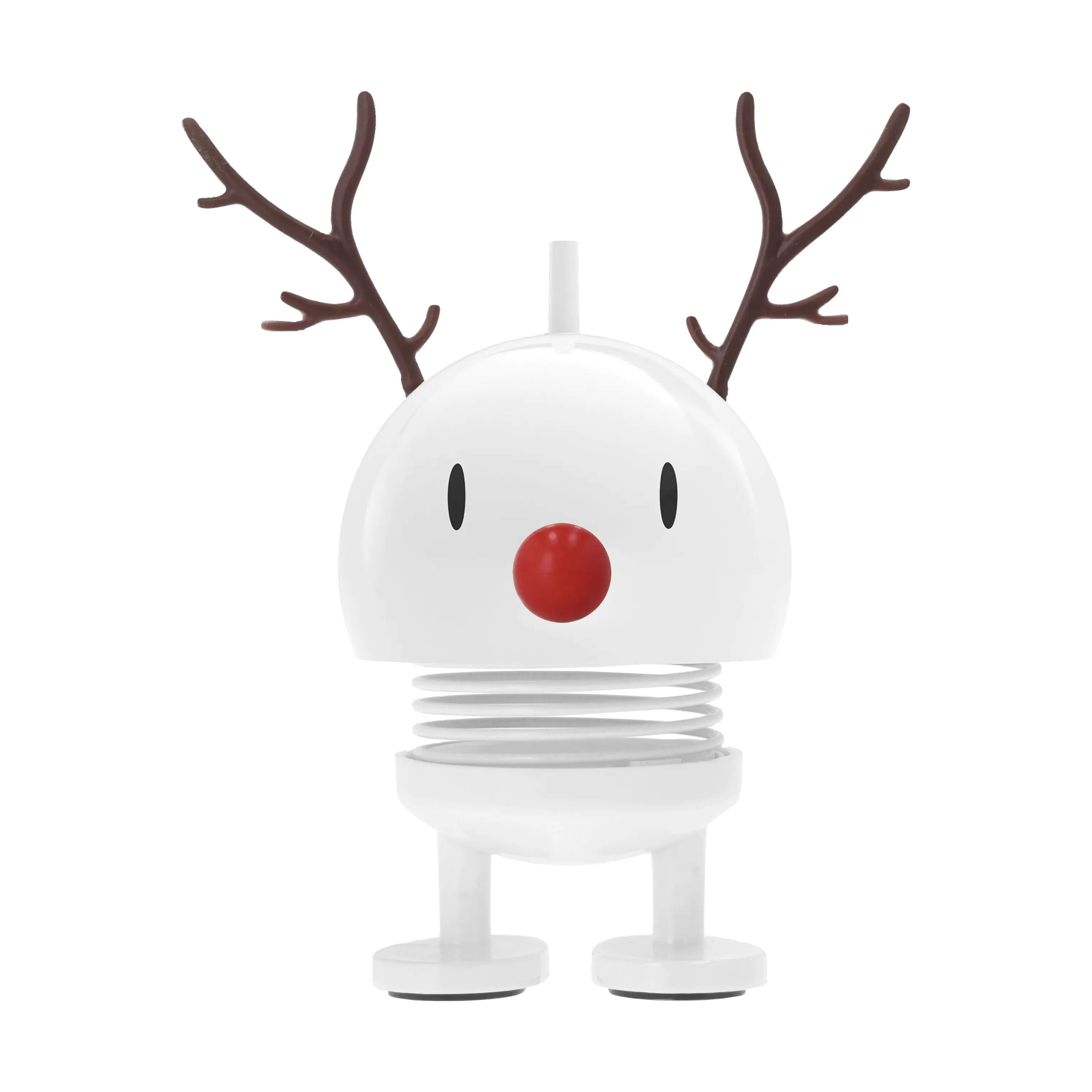 Hoptimist Julefigurer Bumble - Rensdyr i Hvid, 1