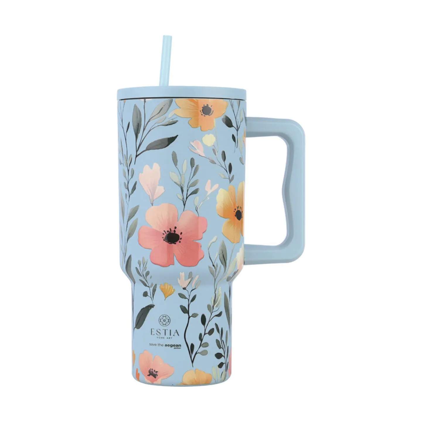 Estia Home To go kopper Save The Aegean Tumbler i Sky Garden, 1