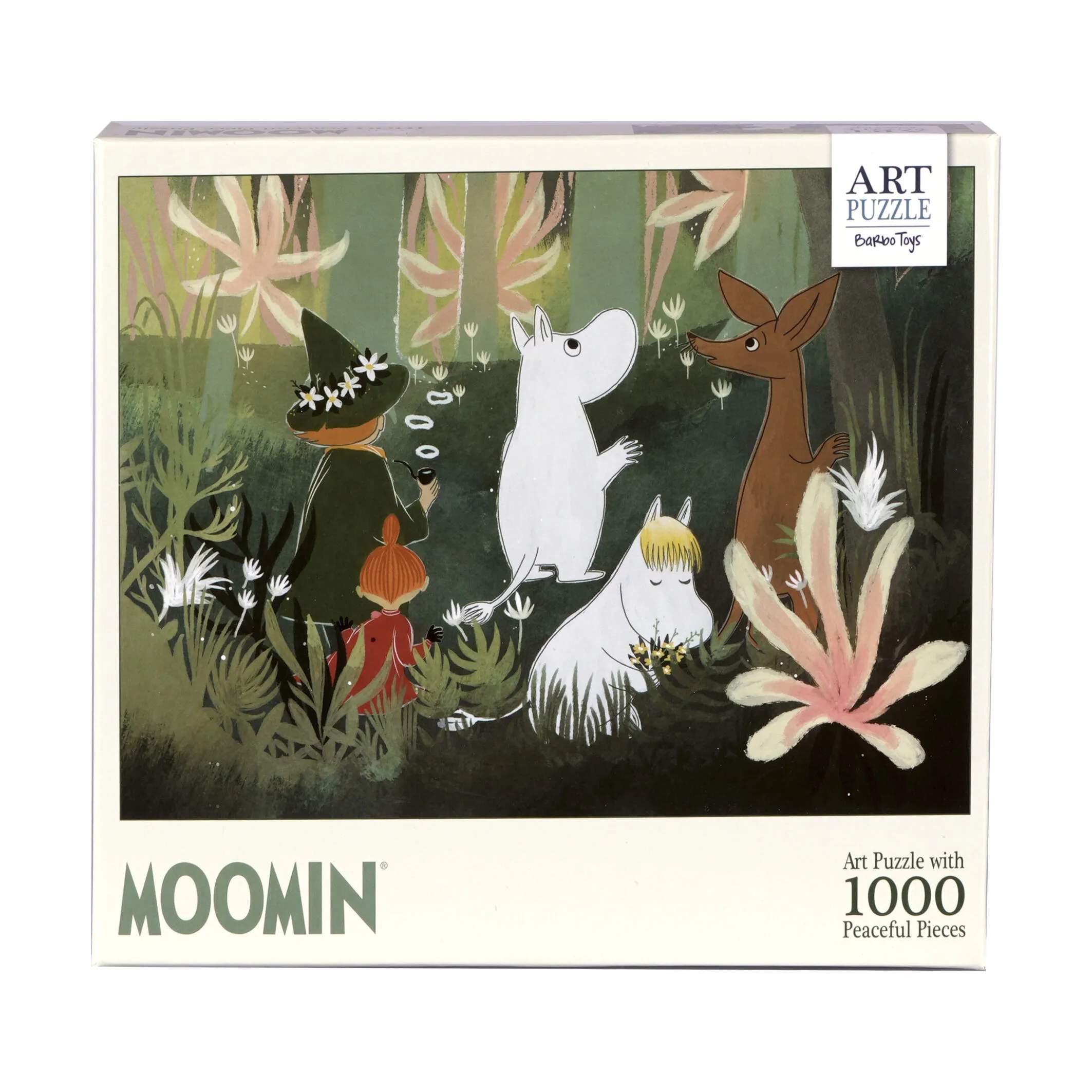 Puslespil - Moomin, skovgrøn, large