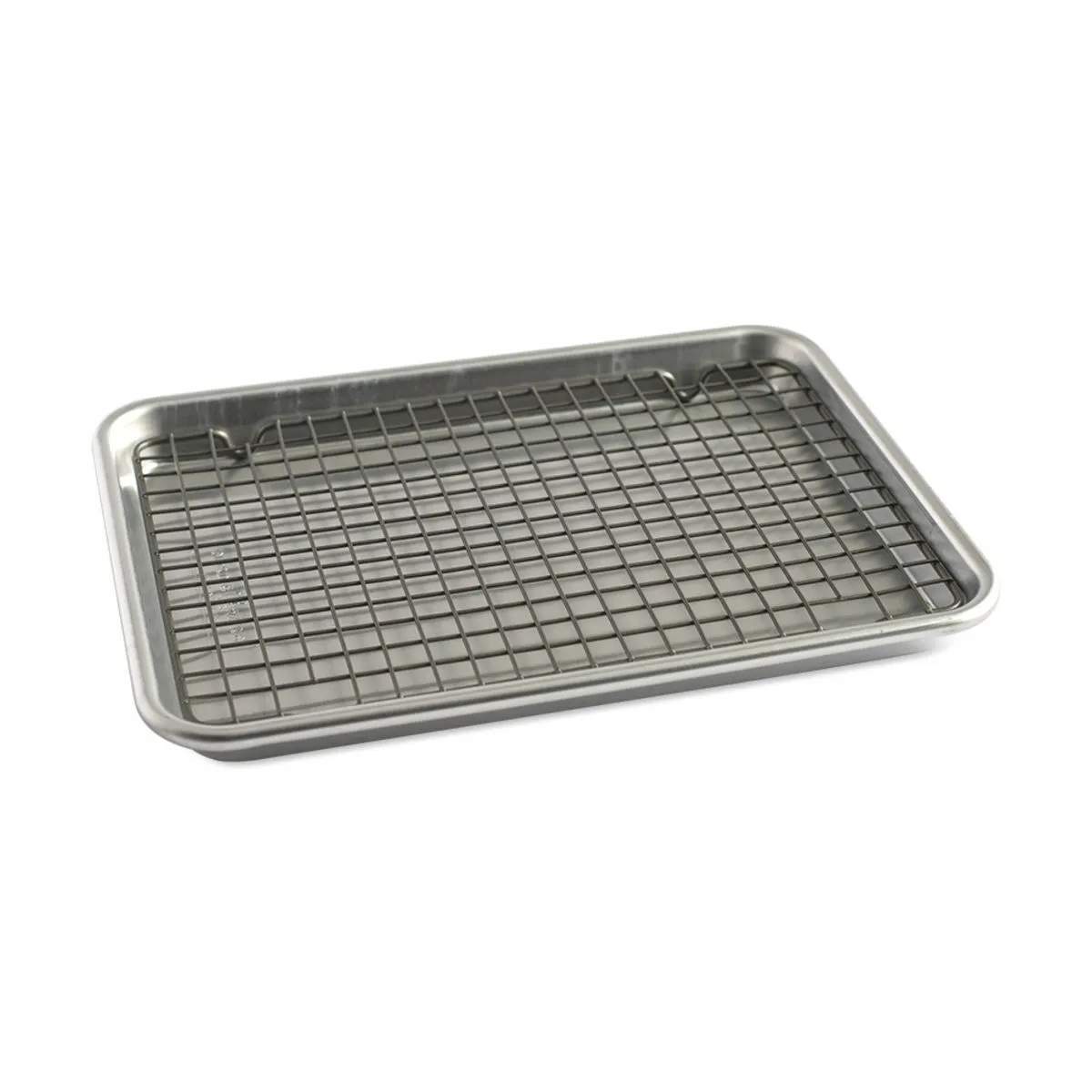 Nordic Ware Naturals Quarter Sheet med grillgitter, grå, large