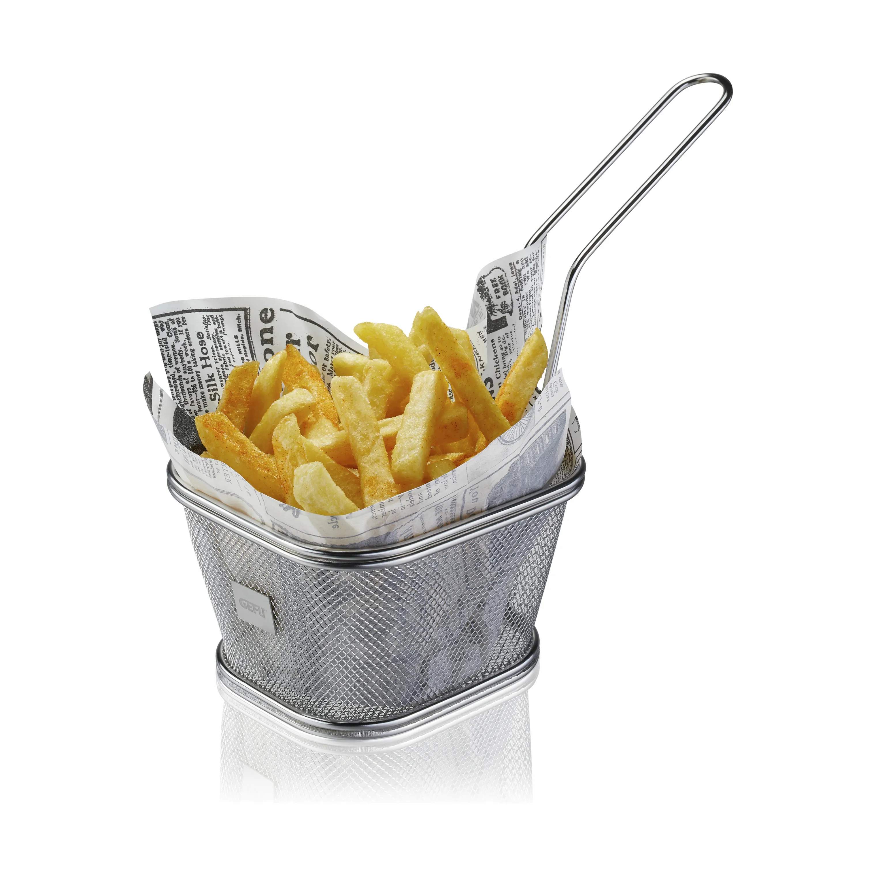 Serveringskurv, stål, large