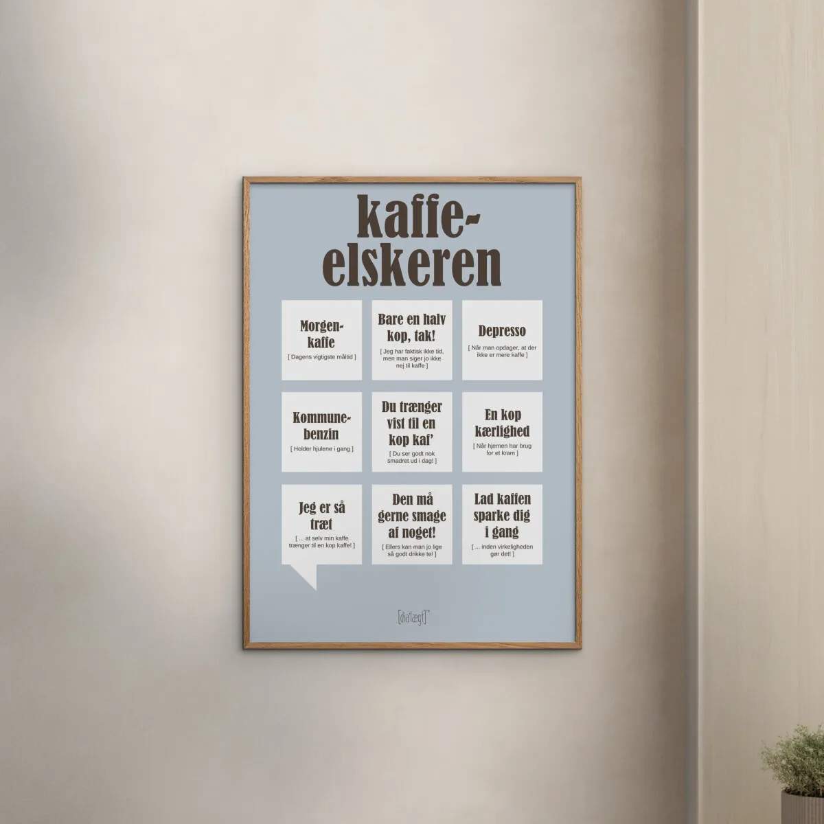 Poster&Frame Plakater Plakat - Kaffeelskeren i B29,7 x L42 cm, 2