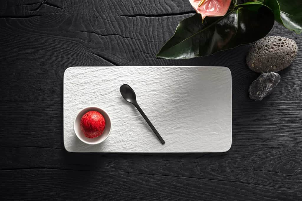 Villeroy & Boch Serveringsfade Manufacture Rock blanc Serveringsfad i B17,9 x L34,9 cm, 2