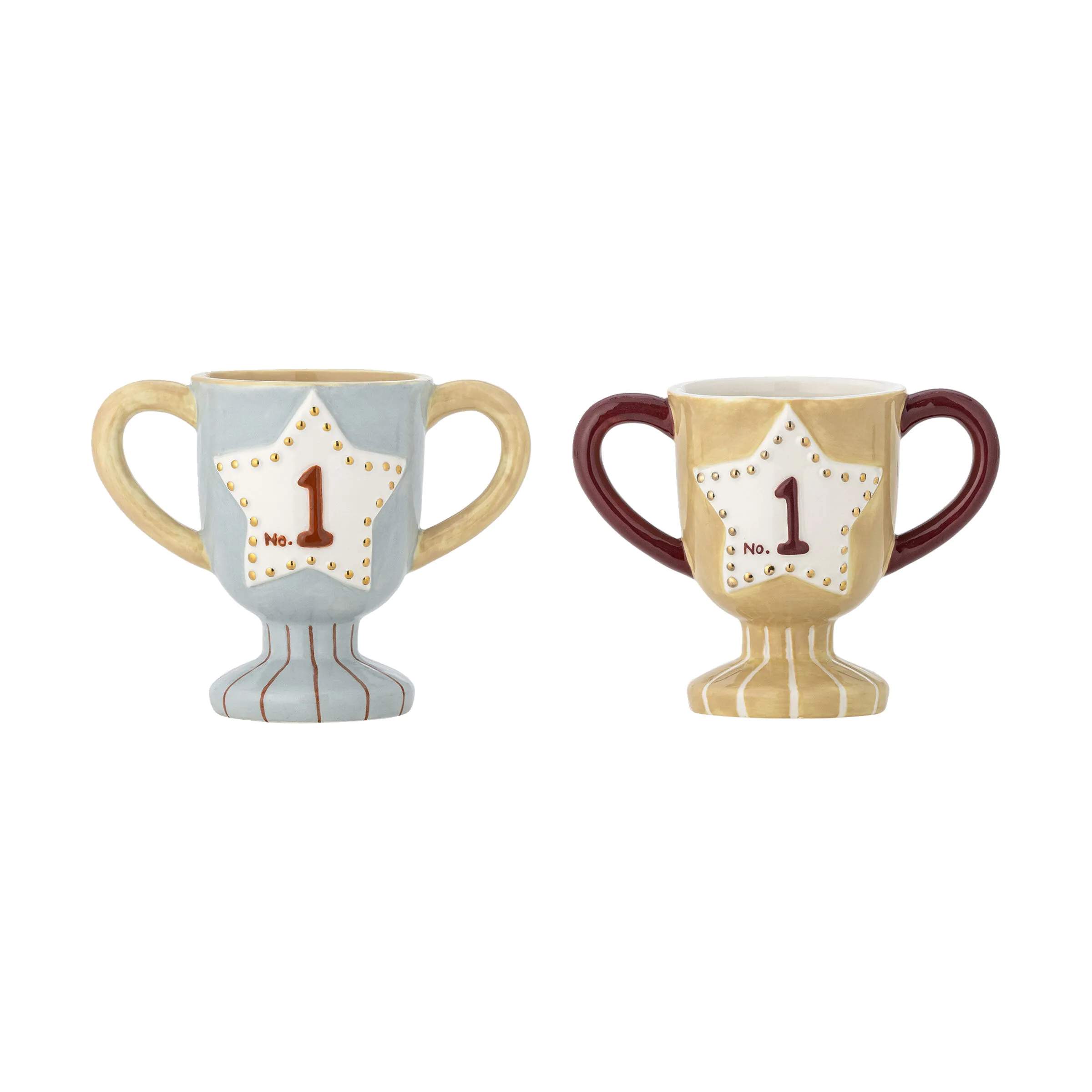 Bloomingville Mini Krus og kopper med hank Trophy Kop - 2 stk. i Blue, 1