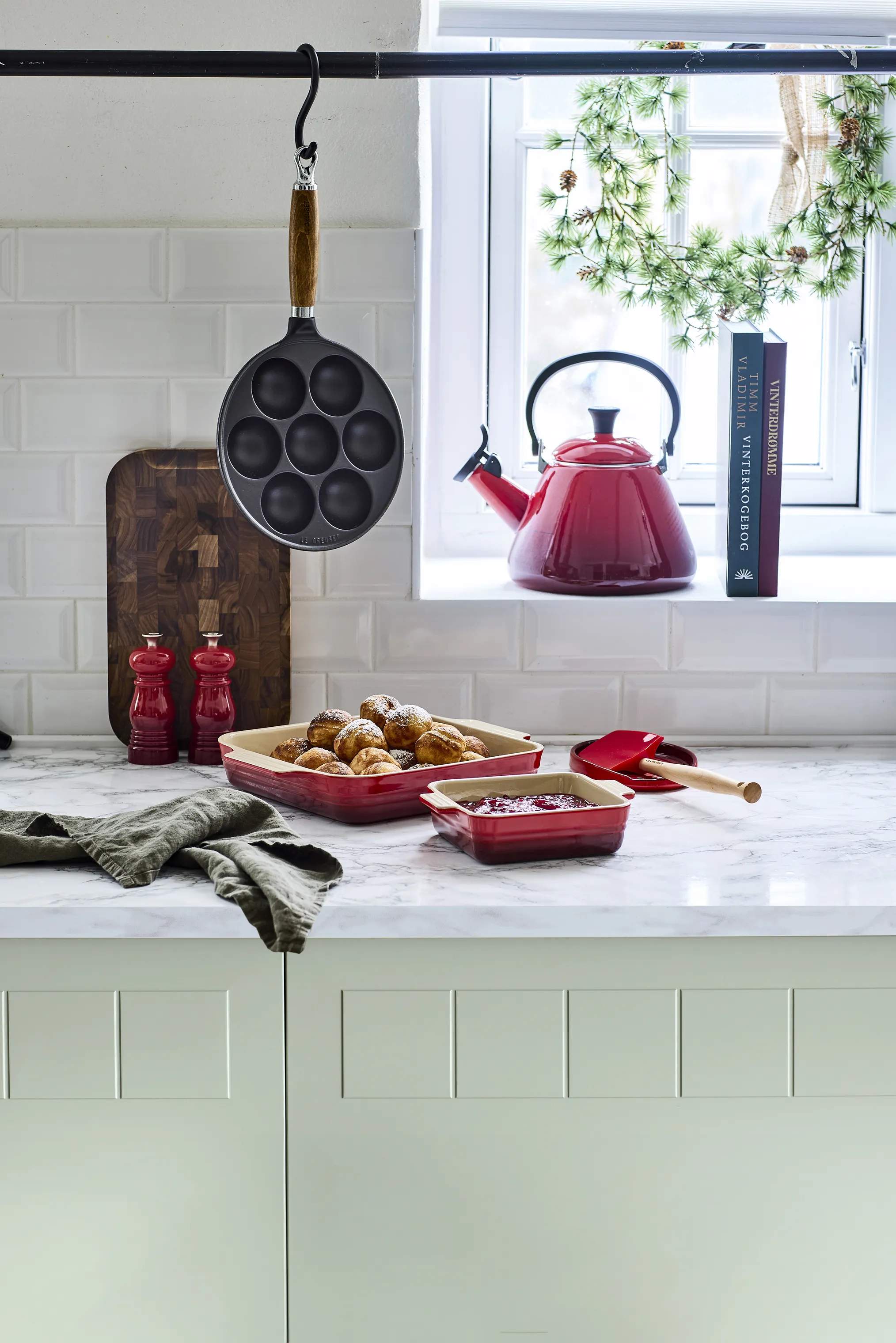 Le Creuset Grydeskeer Craft Grydeske i Cerise, 2