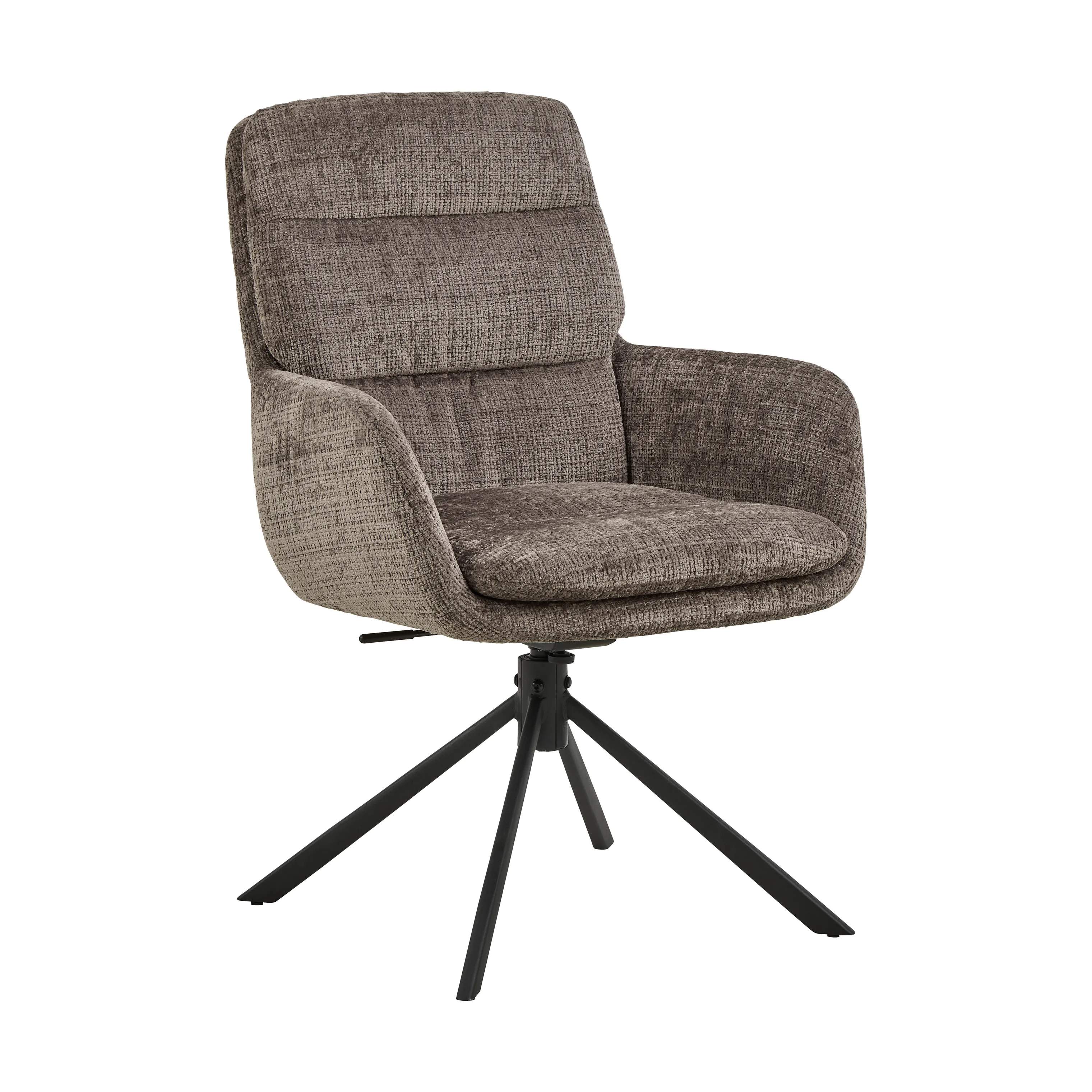 Edgar Spisebordsstol, brun, large