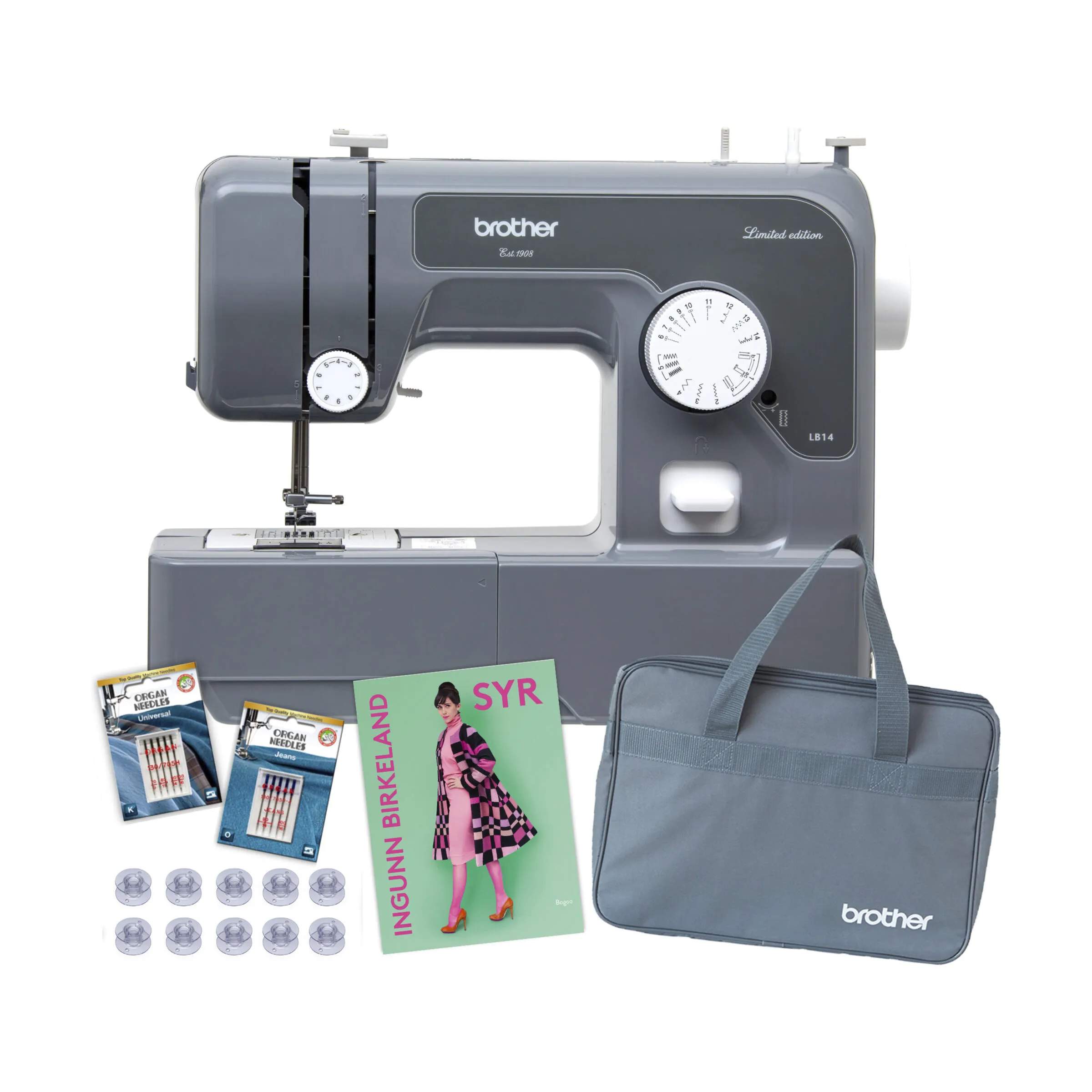 Brother Symaskiner LB14 Symaskine - Limited edition i Mørke grå, 1