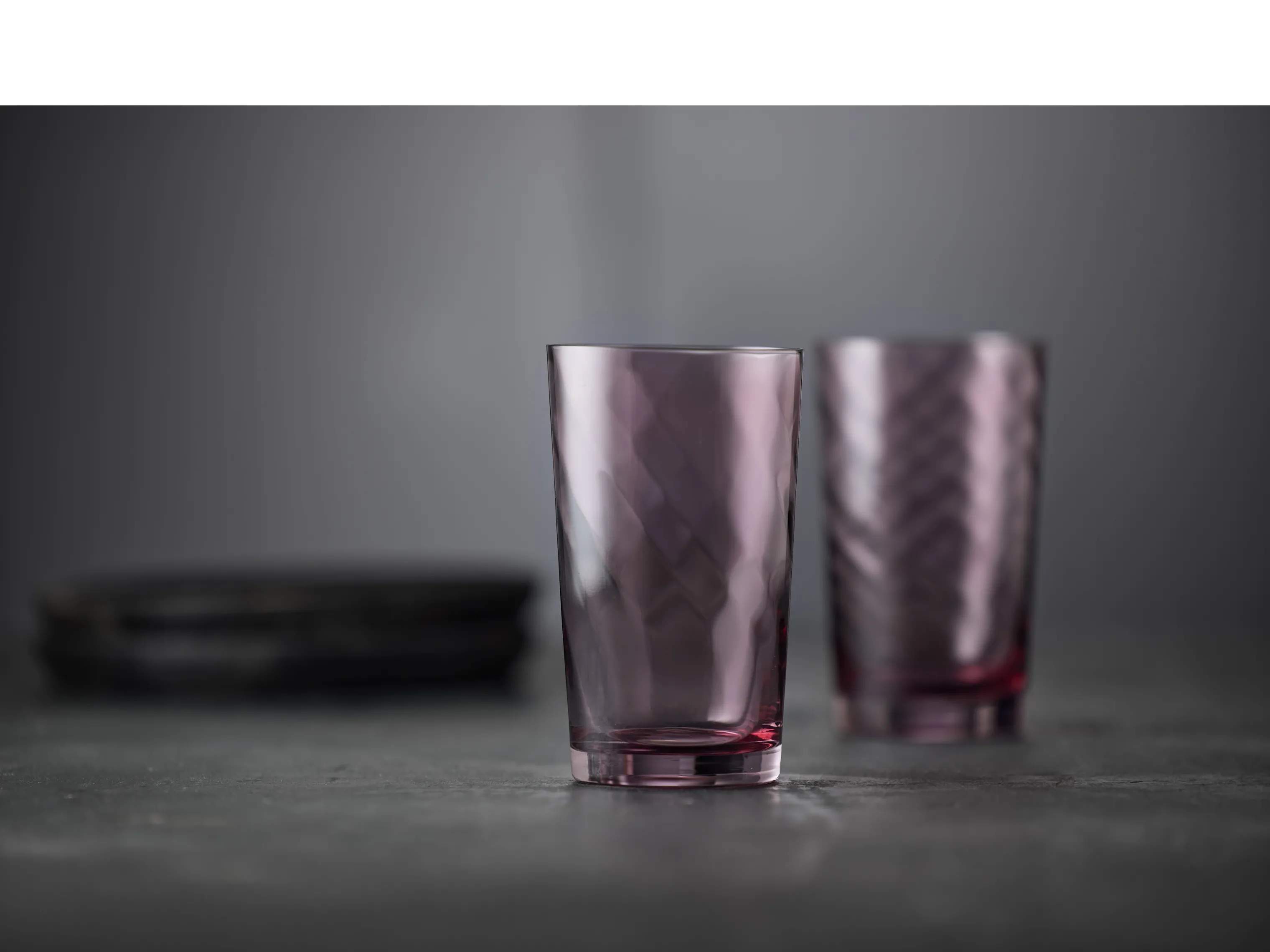 Lyngby Glas Vandglas Vienna Highball Vandglas - 4 stk. i Lilla, 2