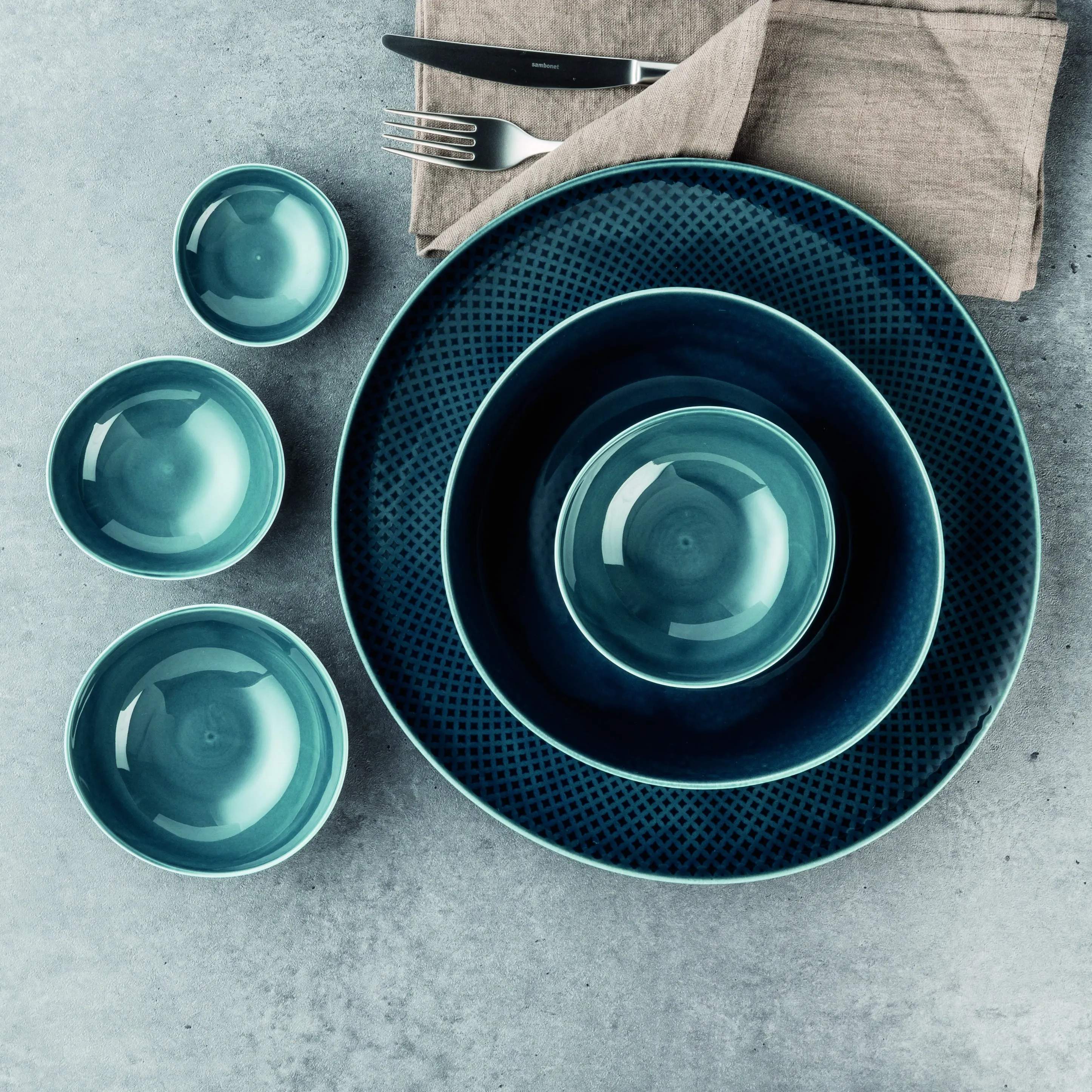 Rosenthal Salatskåle Junto Salatskål i Blå, 5.5 L, 2