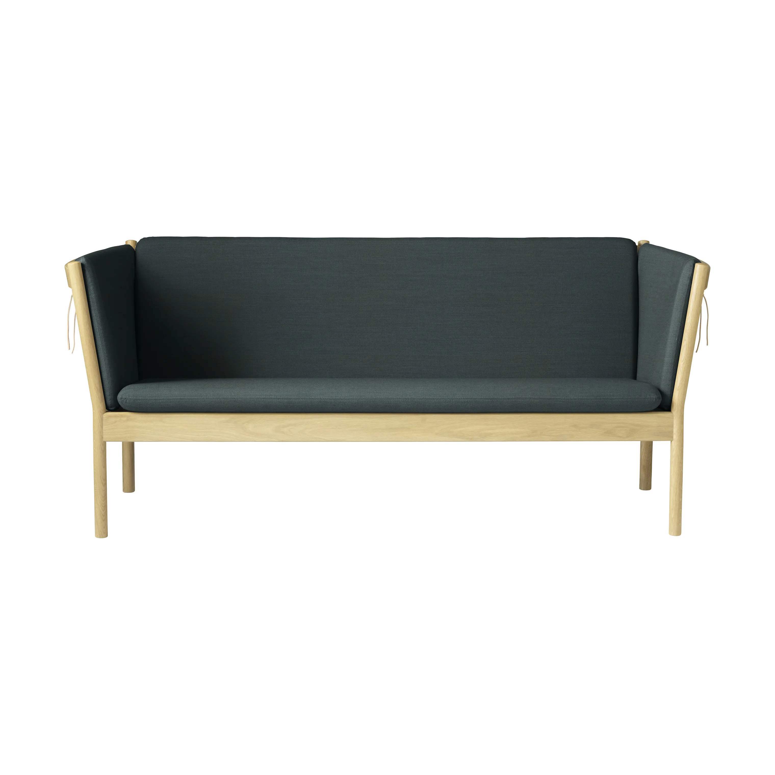 J149 Sofa, mørkegrøn/natur, large