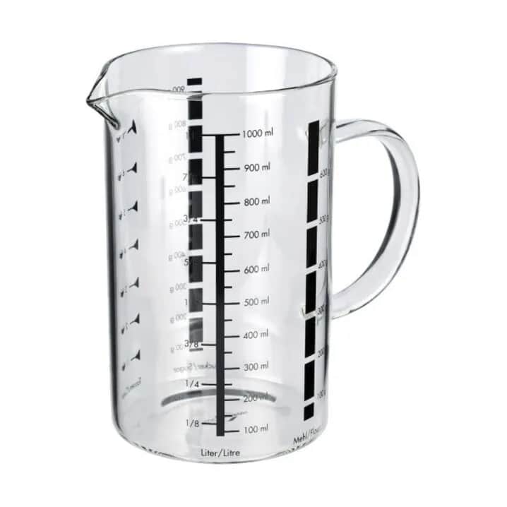 Målebæger, klar, large