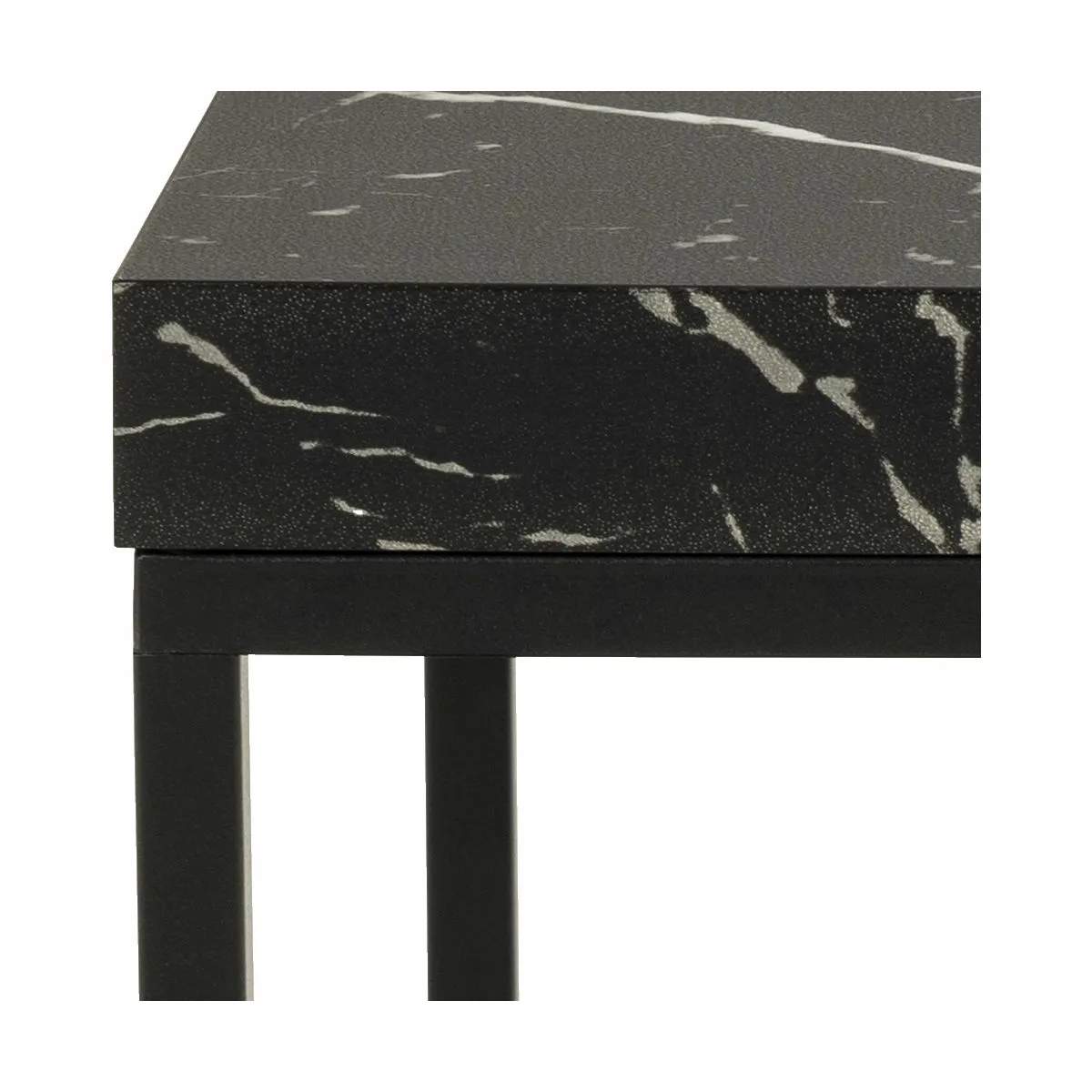CASA Living Sofaborde Barossa Sofabord i Sort, B40 x L40 cm, 4