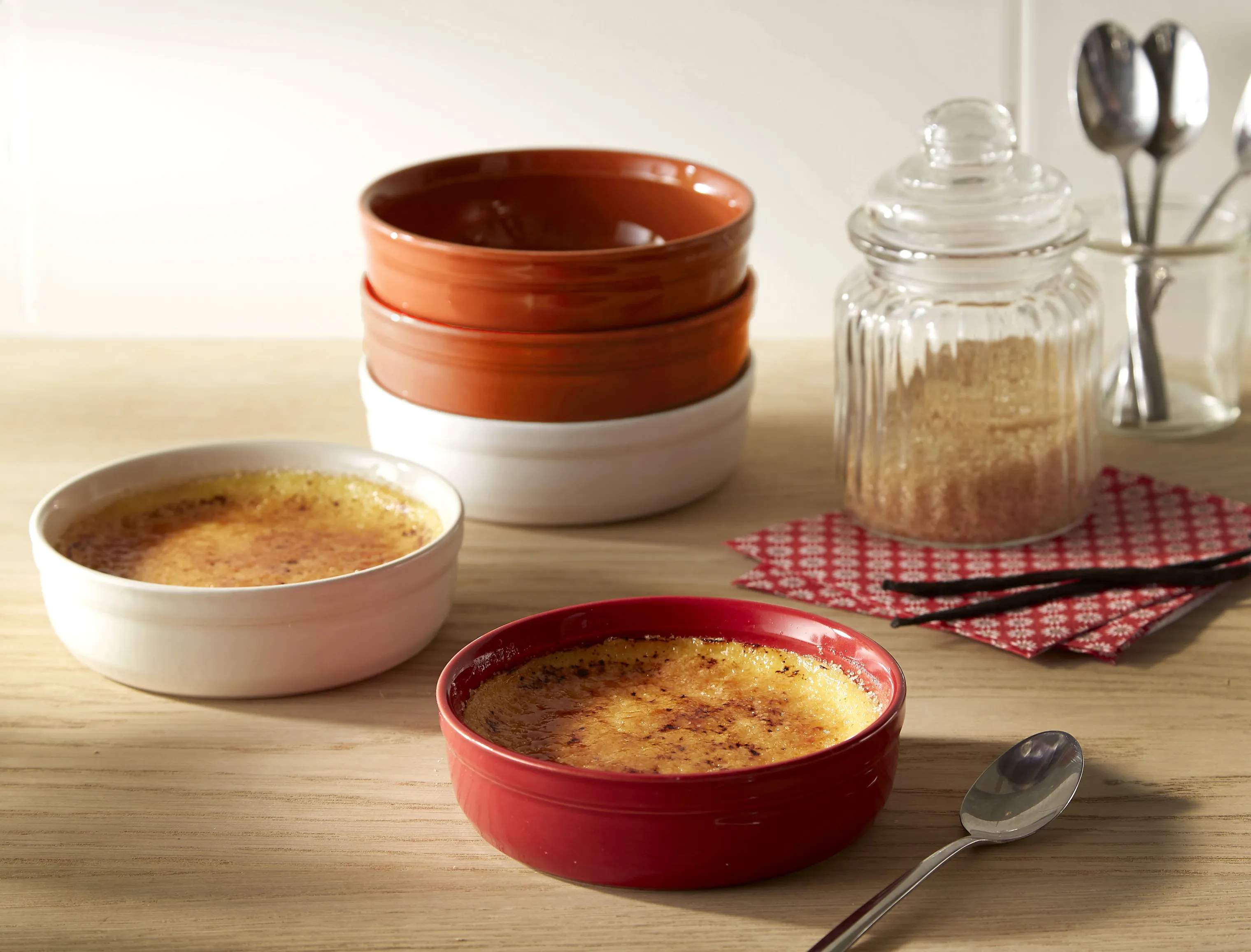 Emile Henry Ramekiner Creme Brulee Ramekin - 2 stk. i Cream, 2