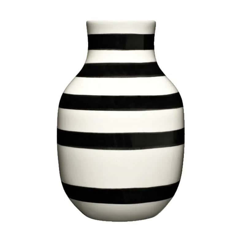 Omaggio Vase, hvid/sort, large