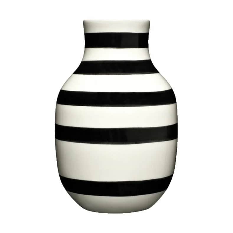 Omaggio Vase, hvid/sort, large