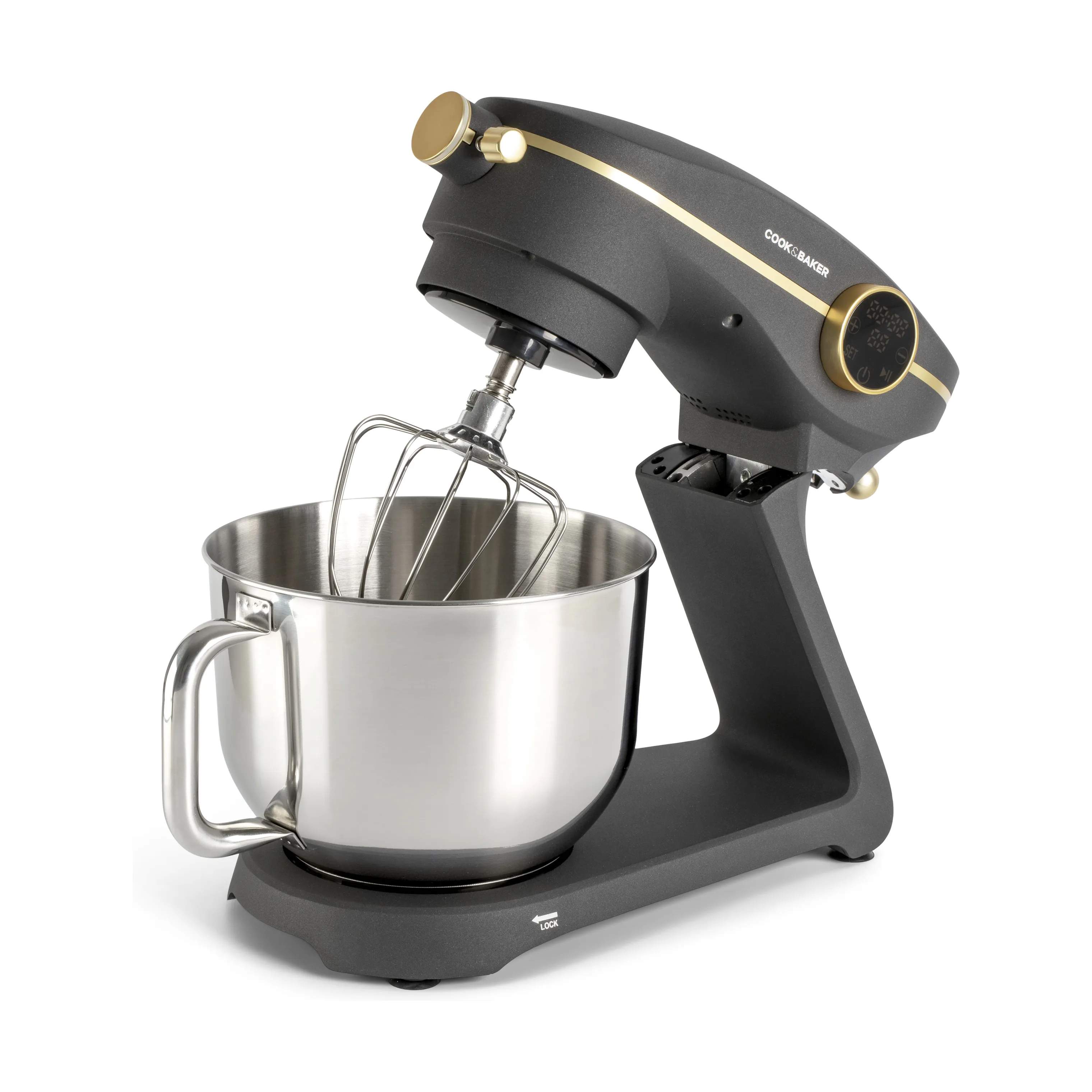 Cook & Baker Røremaskiner Røremaskine i sort/guld, 4